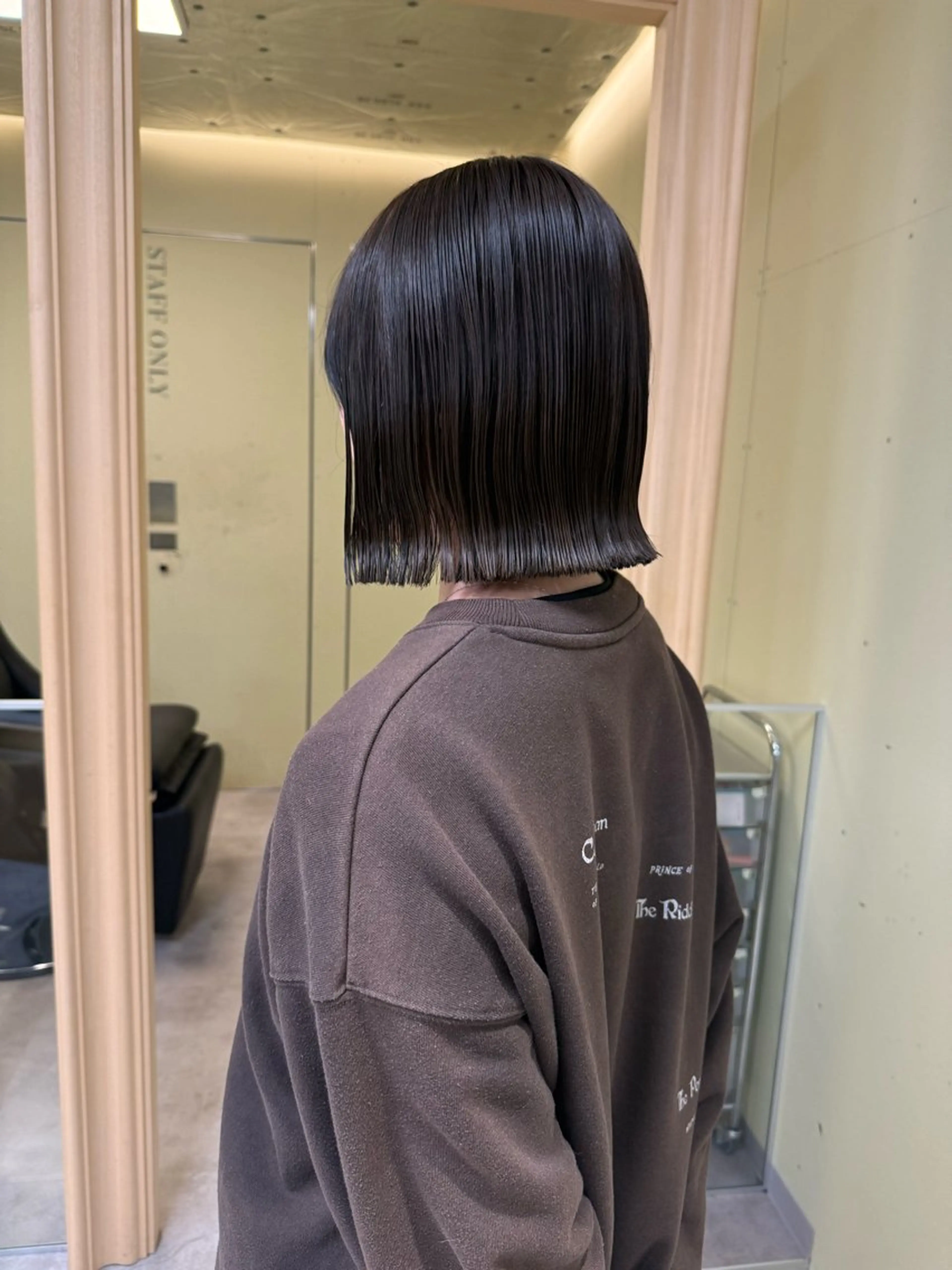 ショート カラー カット ヘアカラー トリートメント 伶風/デザインカット /ボブ/透明感カラーのヘアスタイル