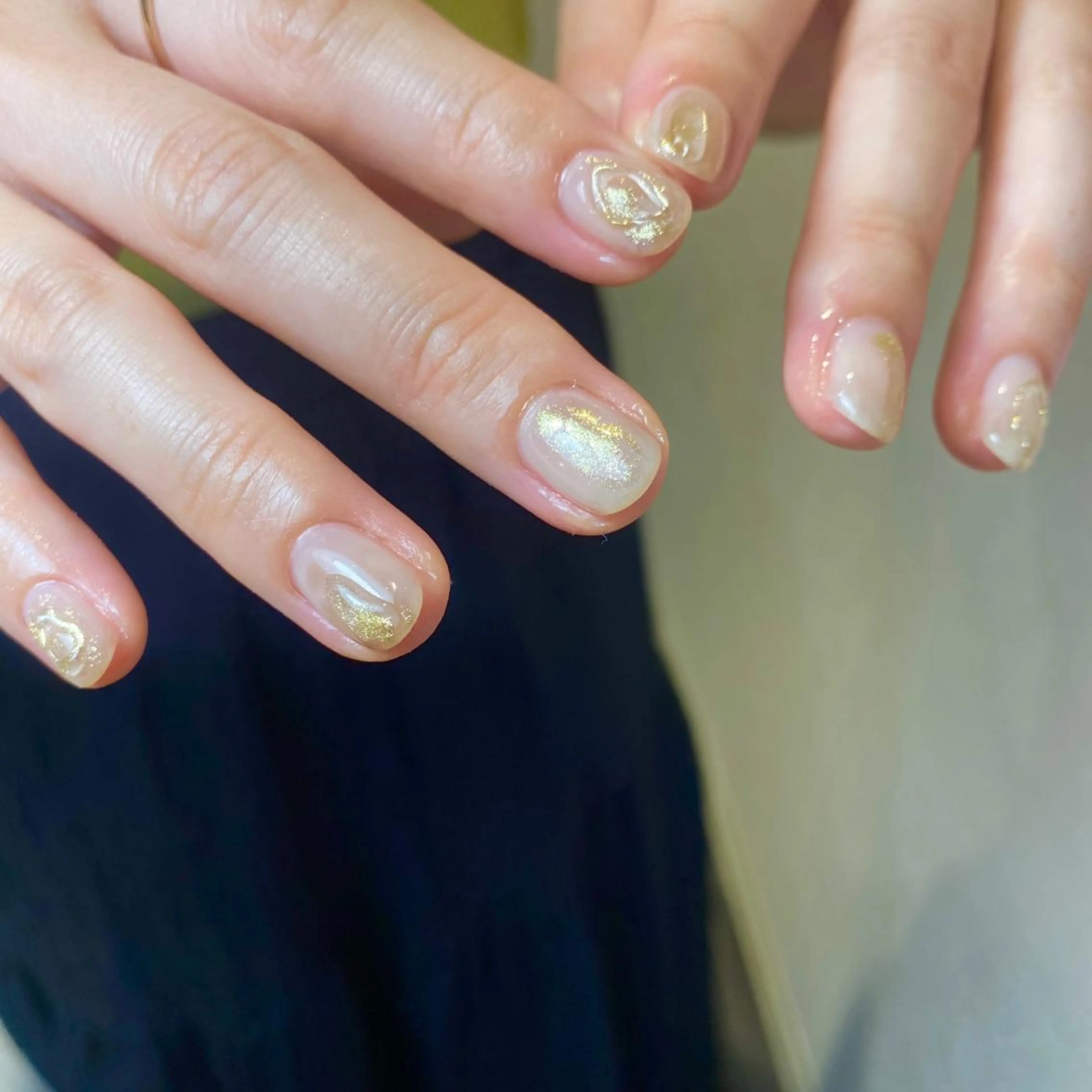 ネイル ハンドネイル NINEnami ニュアンスネイルのネイルデザイン