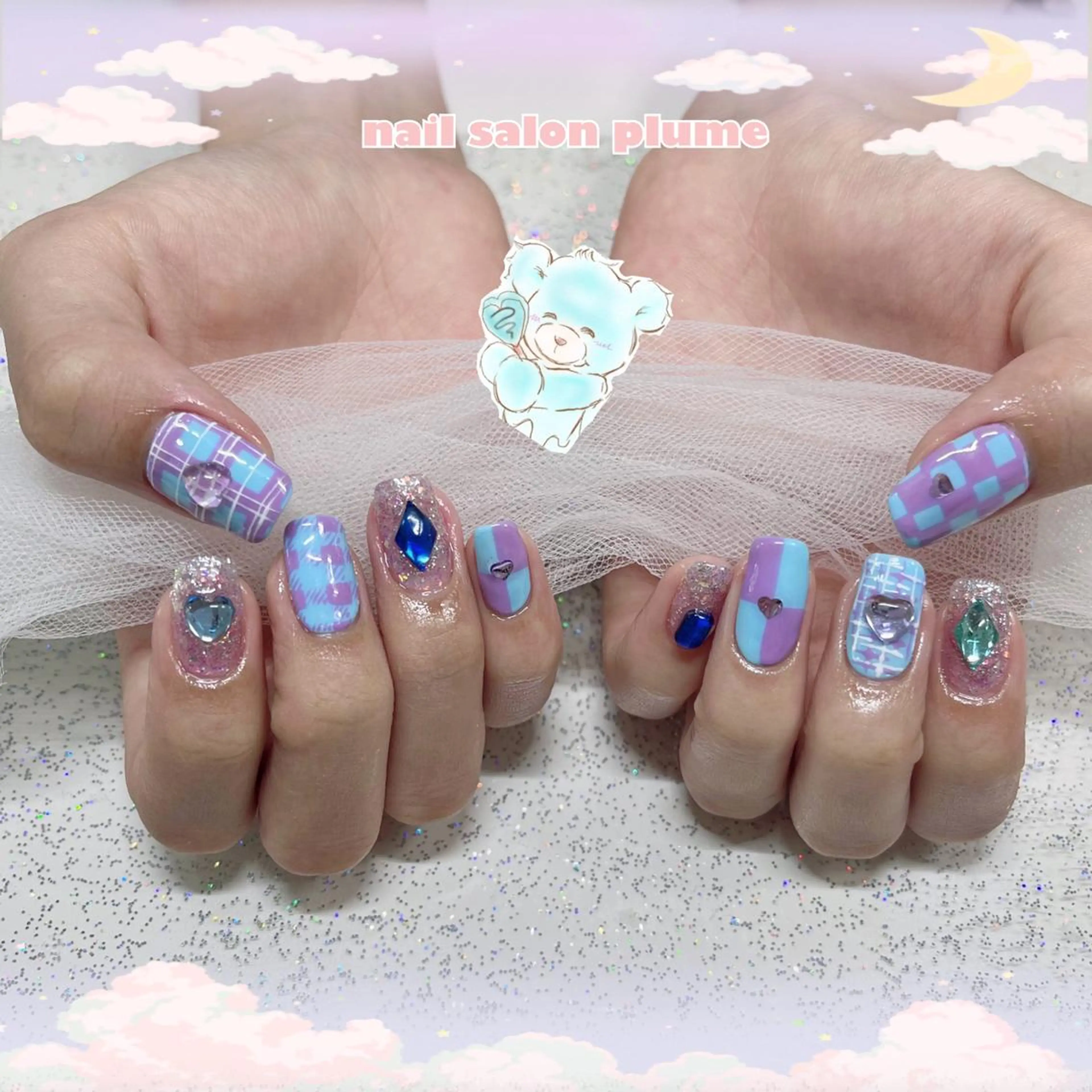 ネイル ハンドネイル plume nail ☆韓国ネイルのネイルデザイン