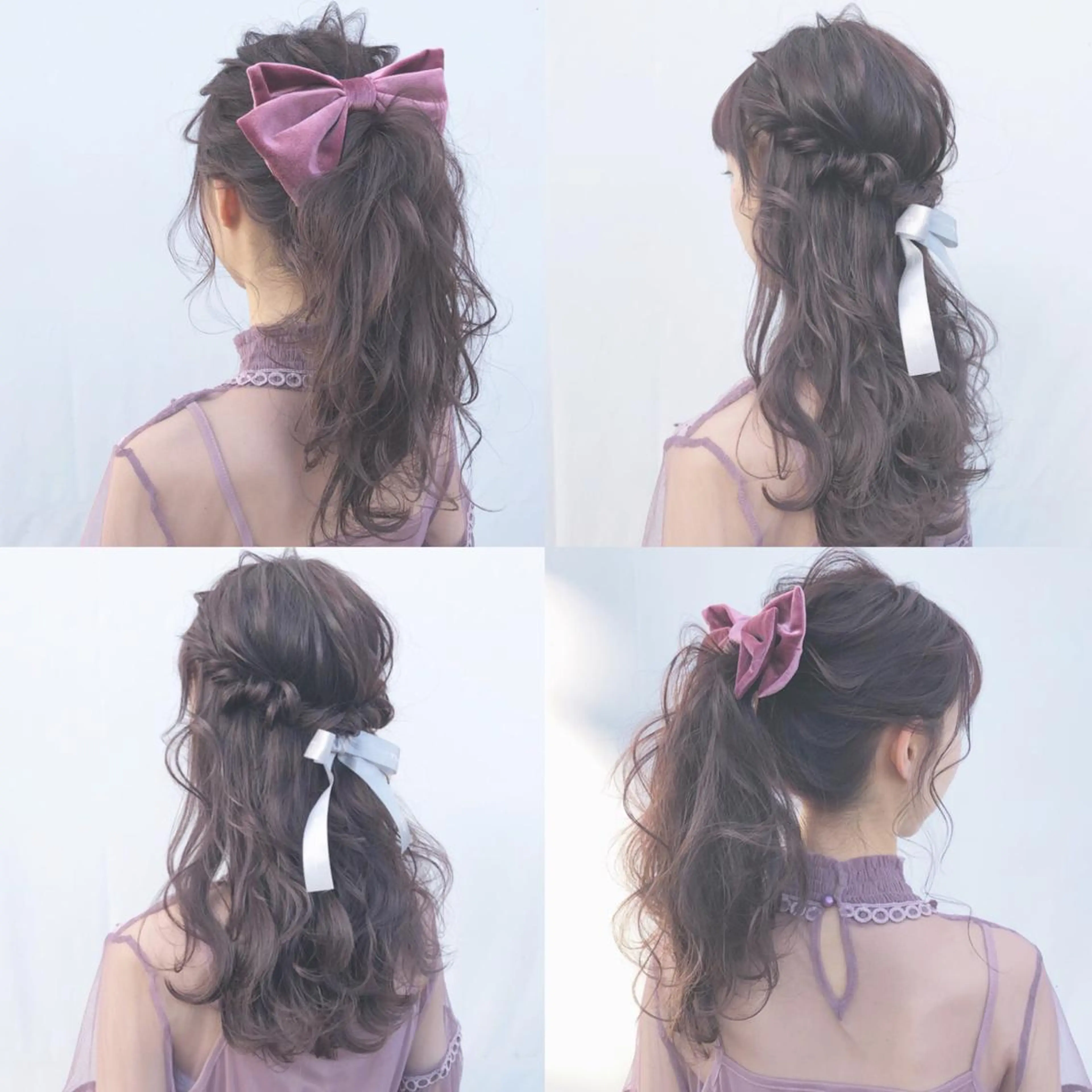 ロング カラー ヘアアレンジ ピンクカラー autre所属・大久保 ひでなりのヘアスタイル