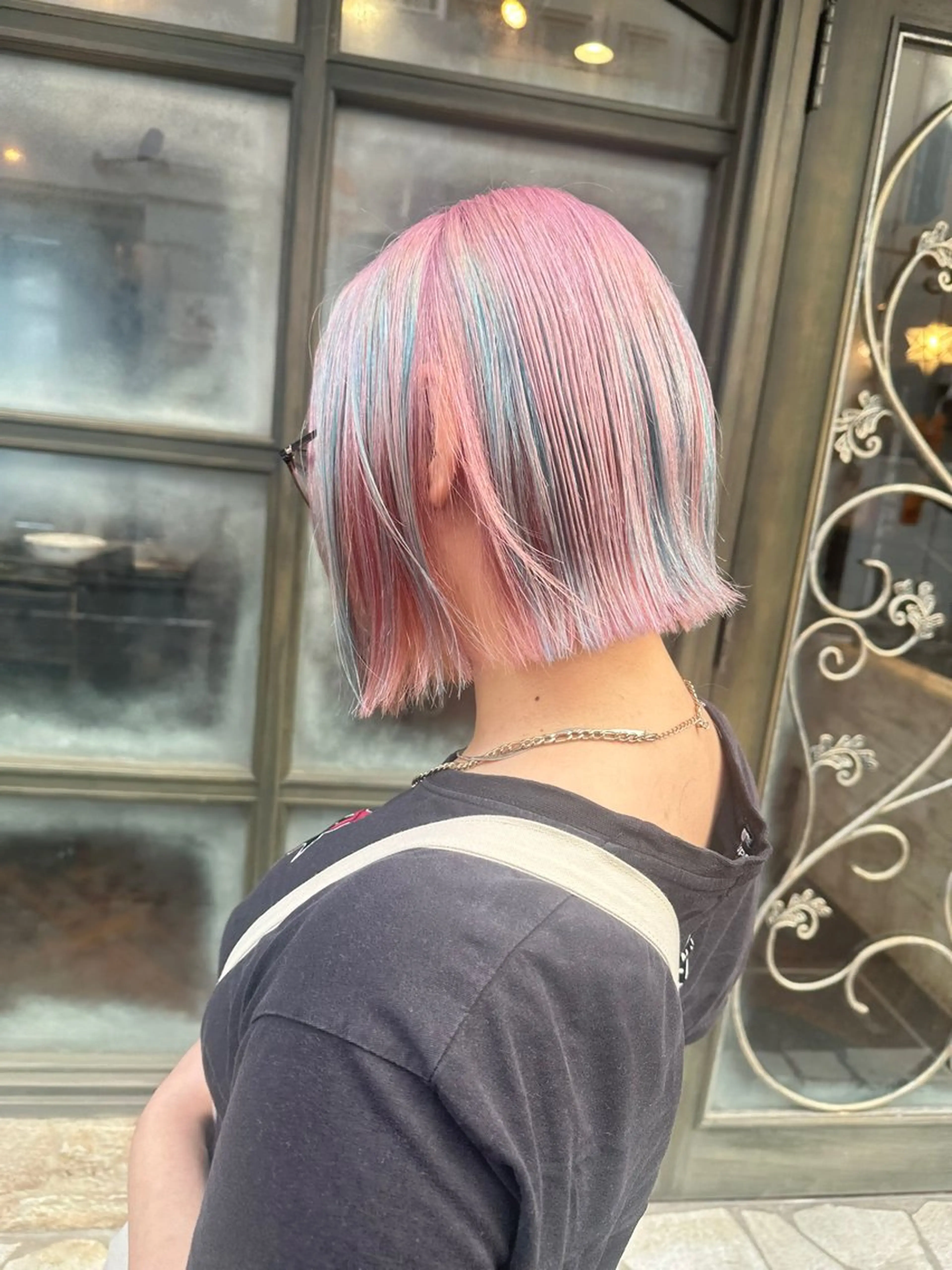 ミディアム ヘアカラー ハイトーン/渋谷 かわいみきとのヘアスタイル