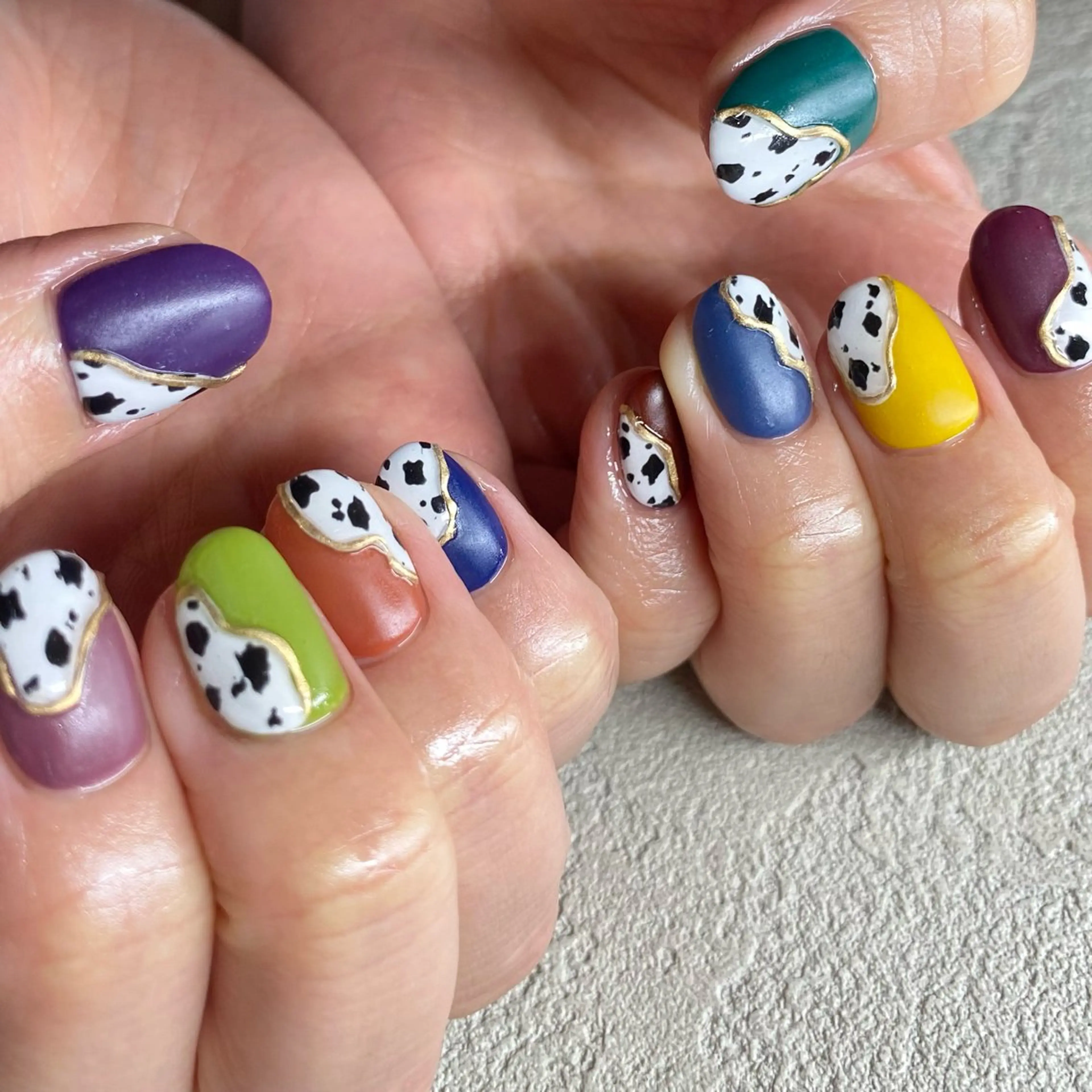 ネイル アートネイル ニュアンスネイル 春ネイル 夏ネイル ハンドネイル 山田 貴子のネイルデザイン