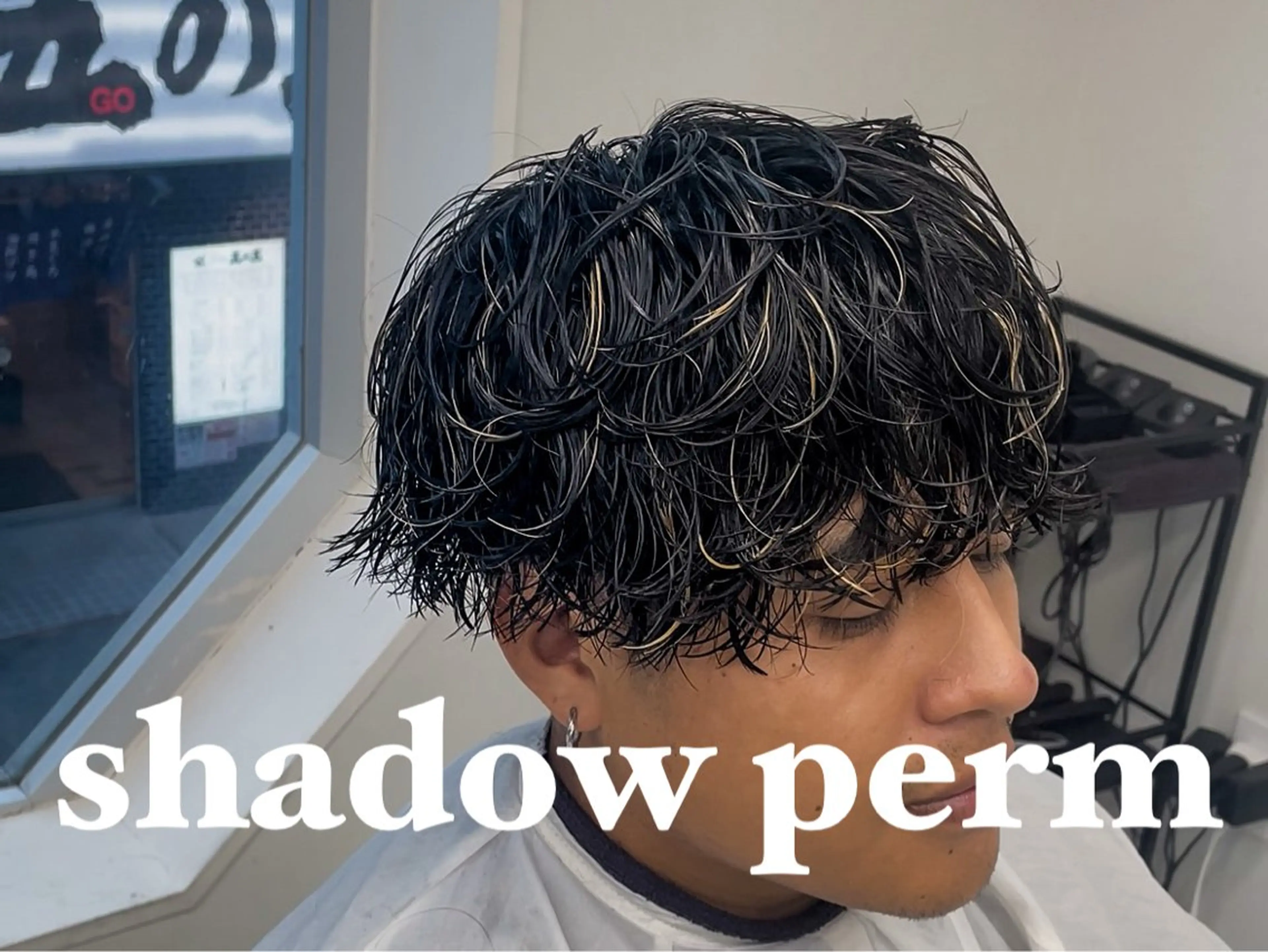 ショート カット パーマ メンズ/シャドウ 龍雅💈のヘアスタイル