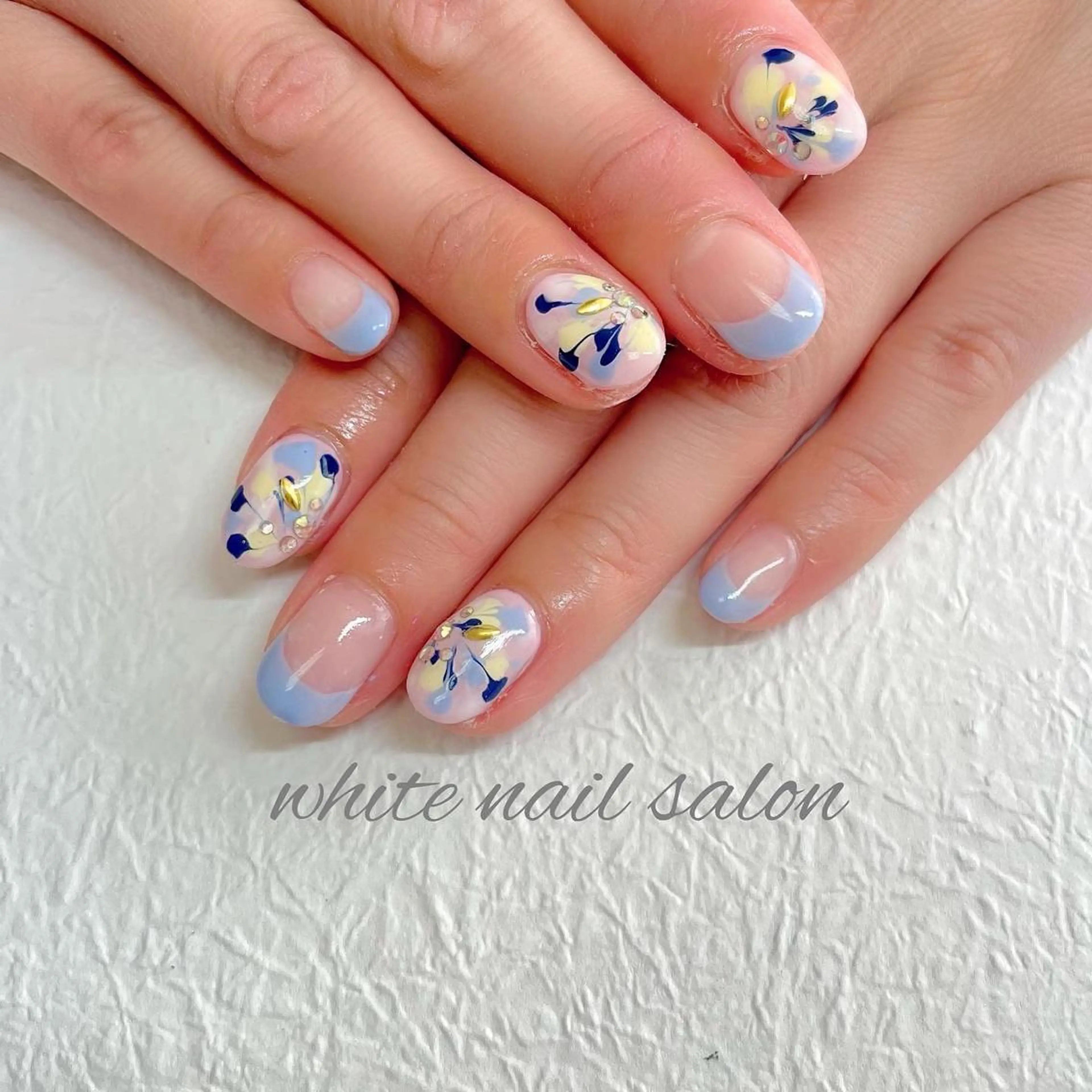 ネイル ジェルネイル ハードジェル ラメ(グリッター) 持ち込み ソフトジェル ハンドネイル white nail salonのネイルデザイン