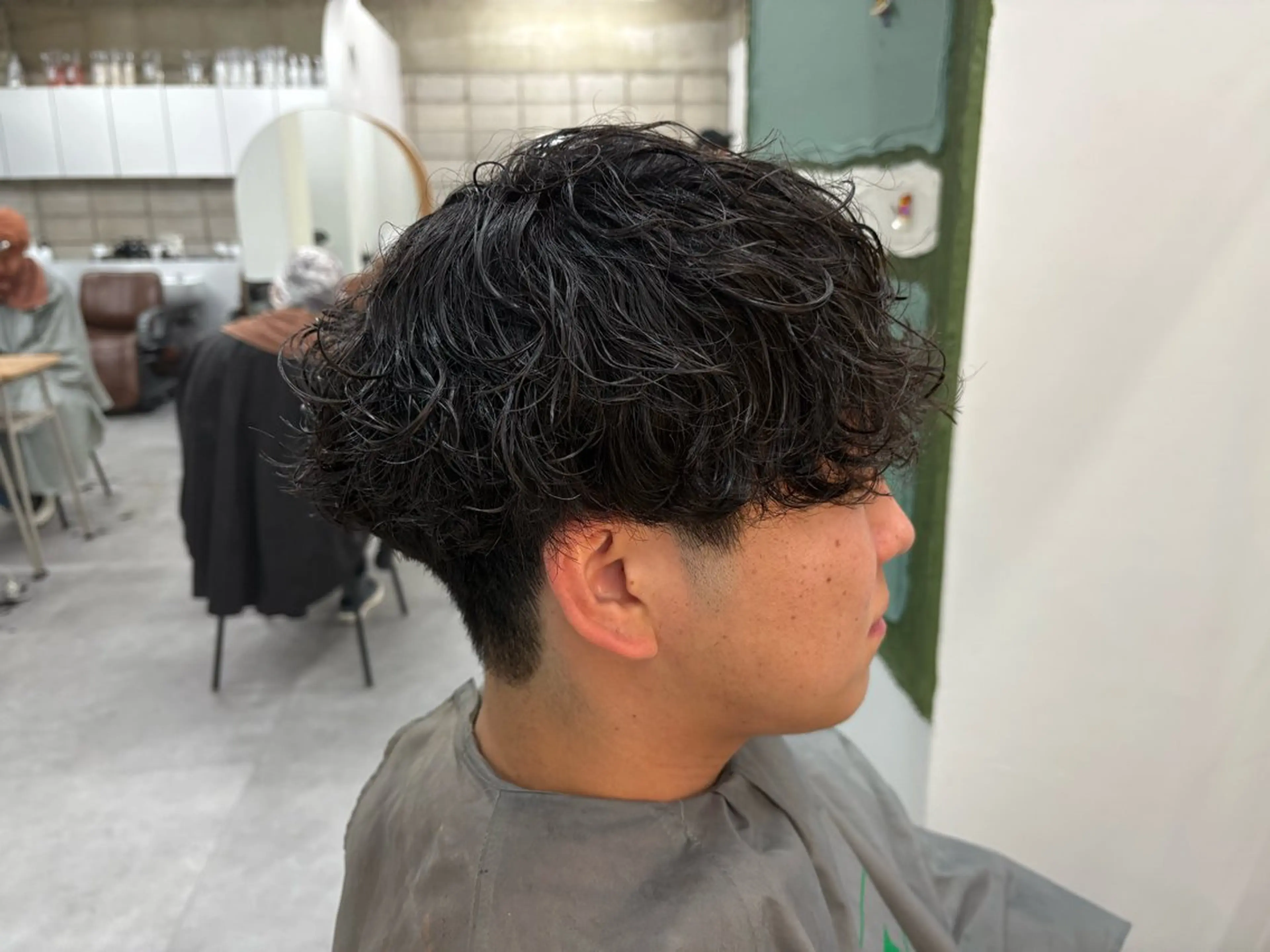 パーマ メンズ クキノ ケイカのヘアスタイル