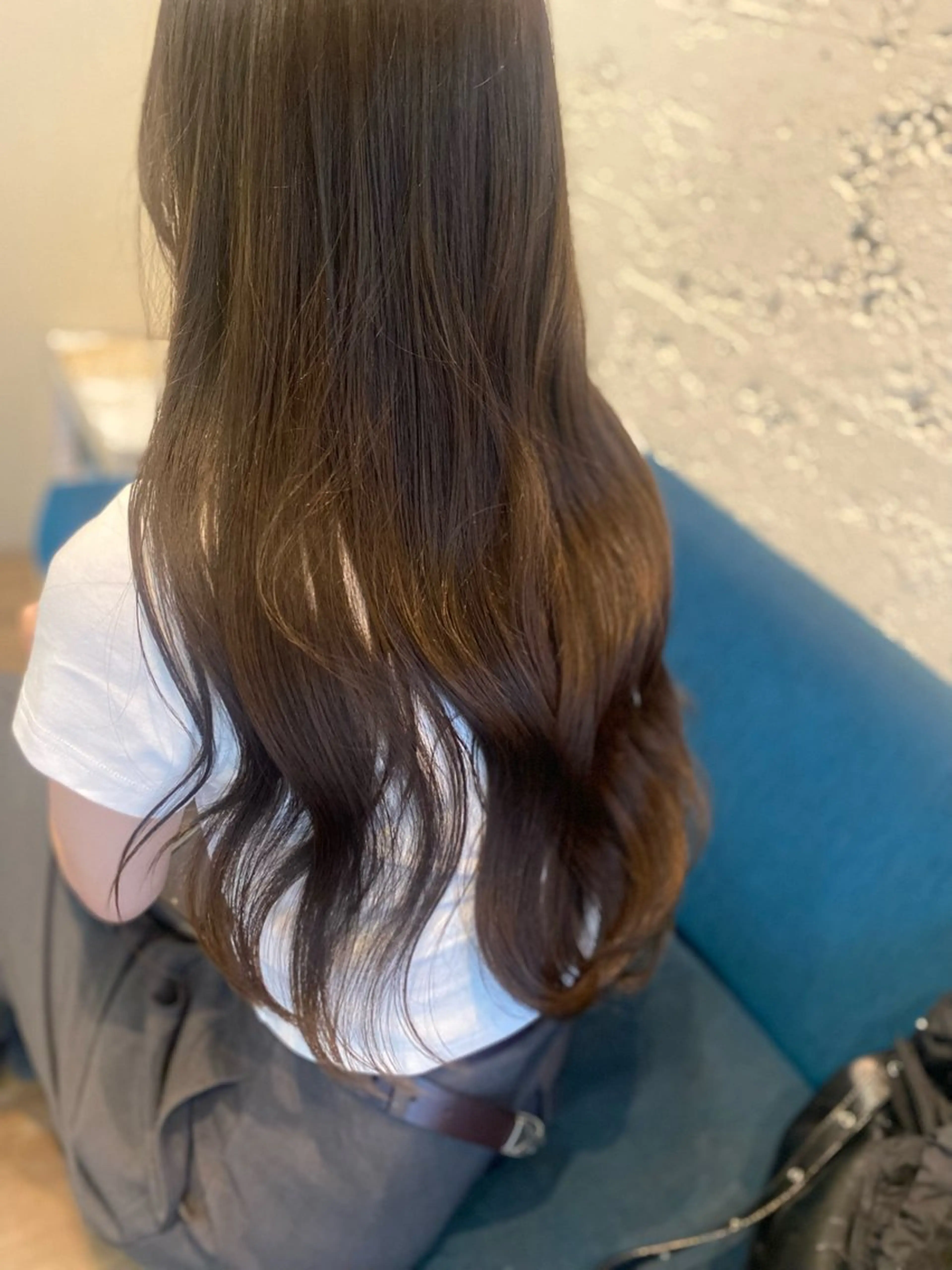 ロング レイヤーカット カット ヘアカラー トリートメント 🐰中村 優樹🤍のヘアスタイル