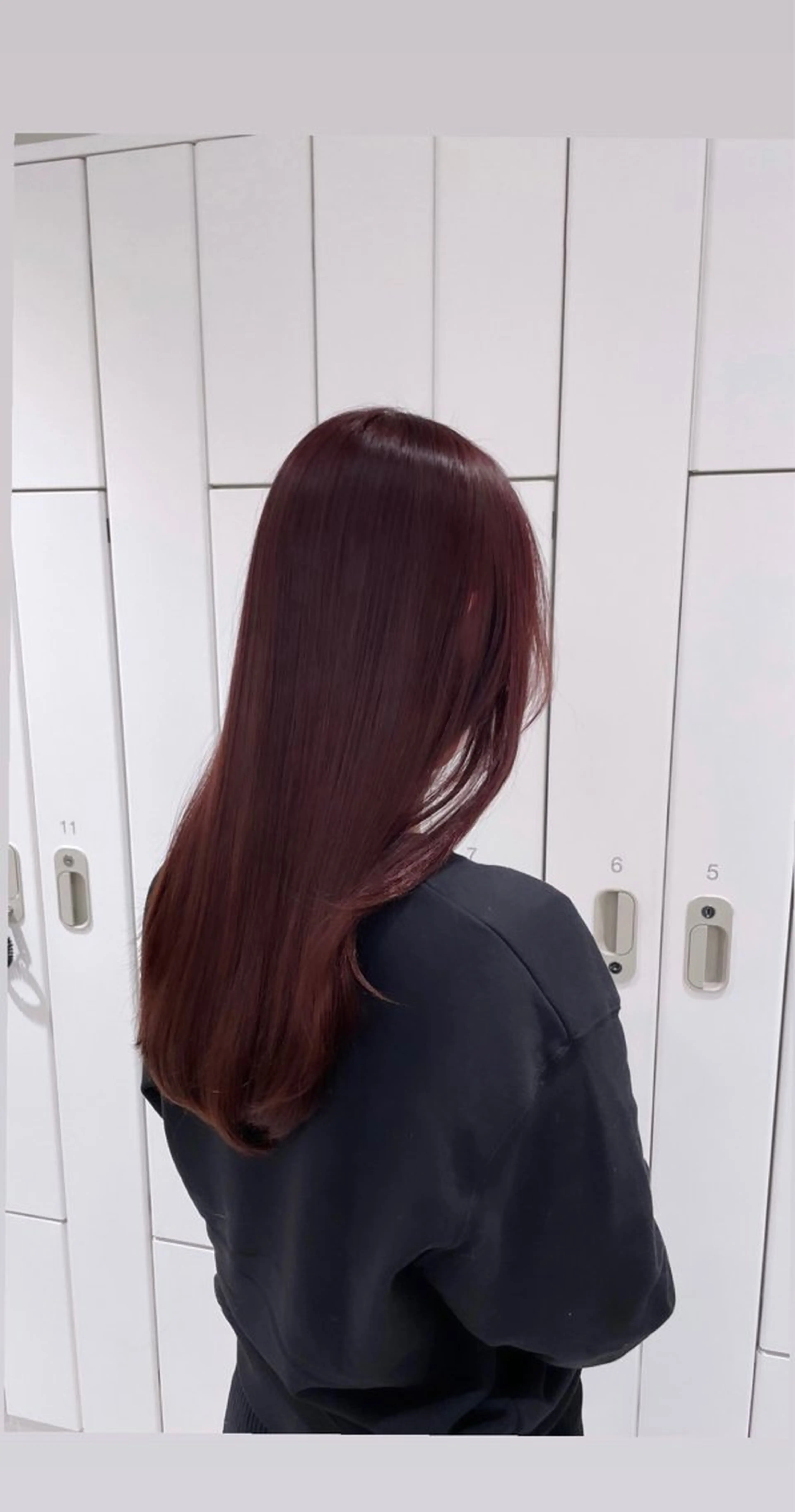 ロング ヘアカラー トリートメント sora/ボブ/ レイヤーカットのヘアスタイル