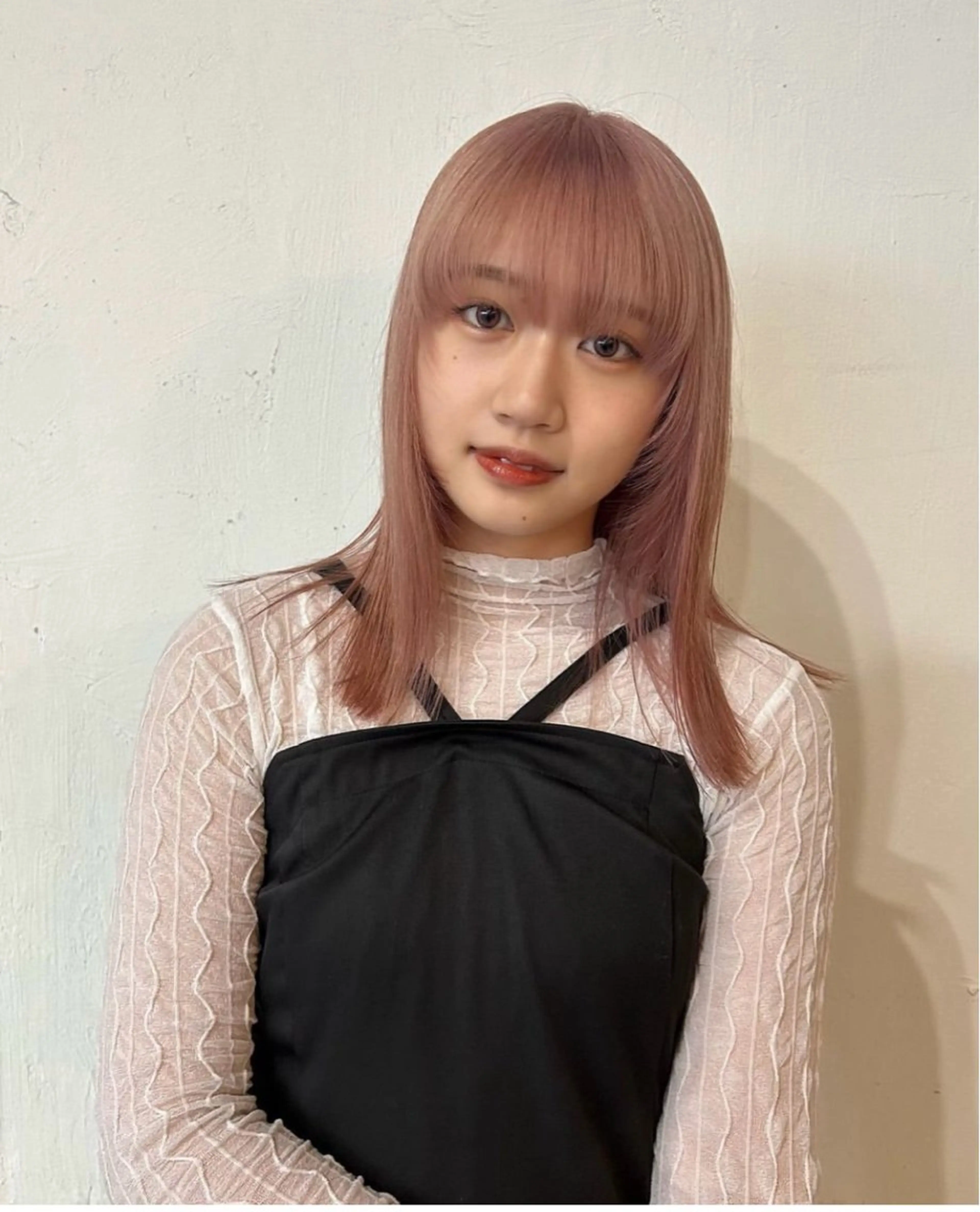 セミロング cashel fukaのヘアスタイル