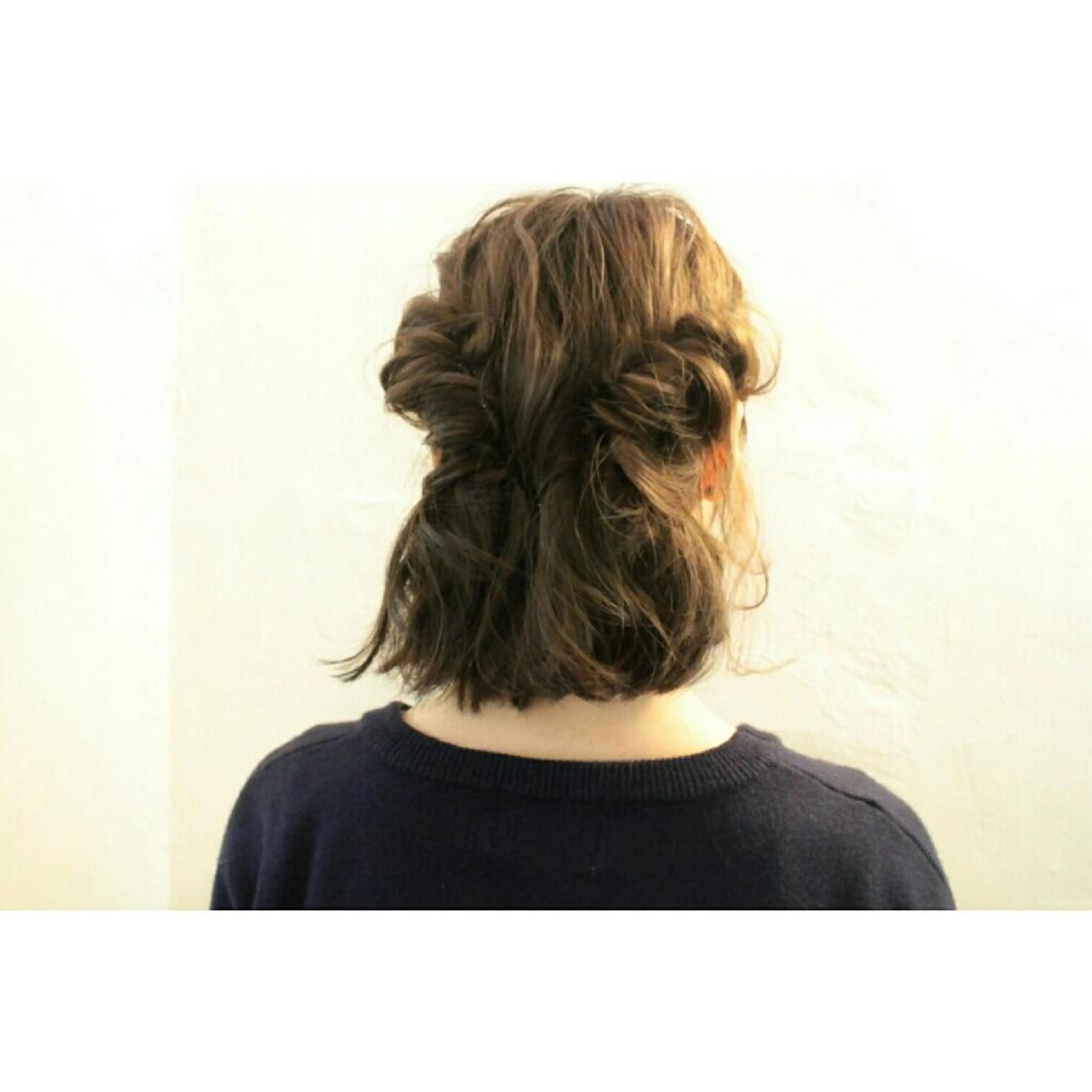 ヘアアレンジ Click所属・クニモトハルナ ボブ/柔らかカラーのヘアスタイル