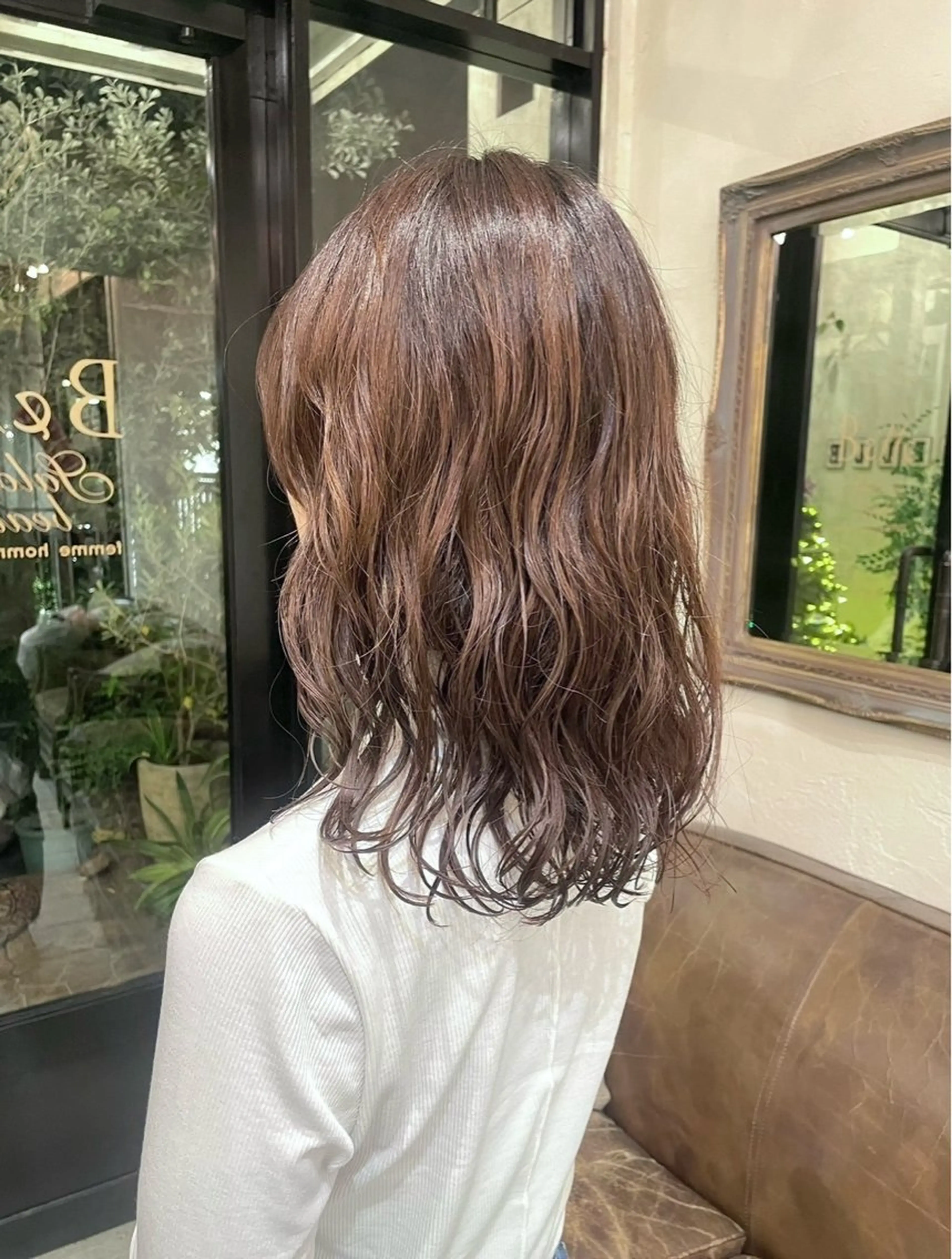 ロング Belle 並木通り店所属・rena/ パーマ/カラーのヘアスタイル