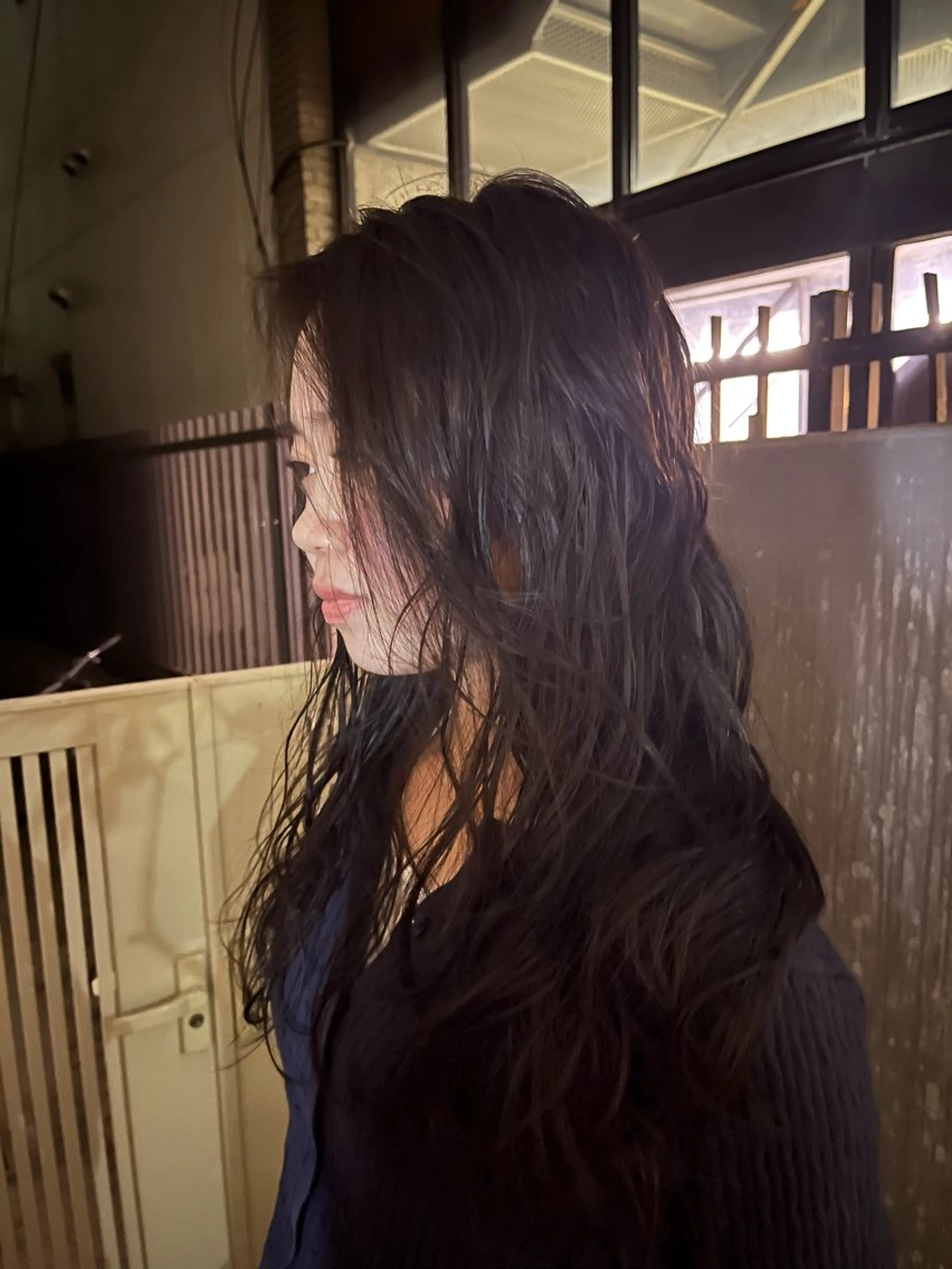 ロング パーマ パーマ ROSIER所属・ウルフカット 🐺ｾﾝﾀﾞｱｶﾈのヘアスタイル
