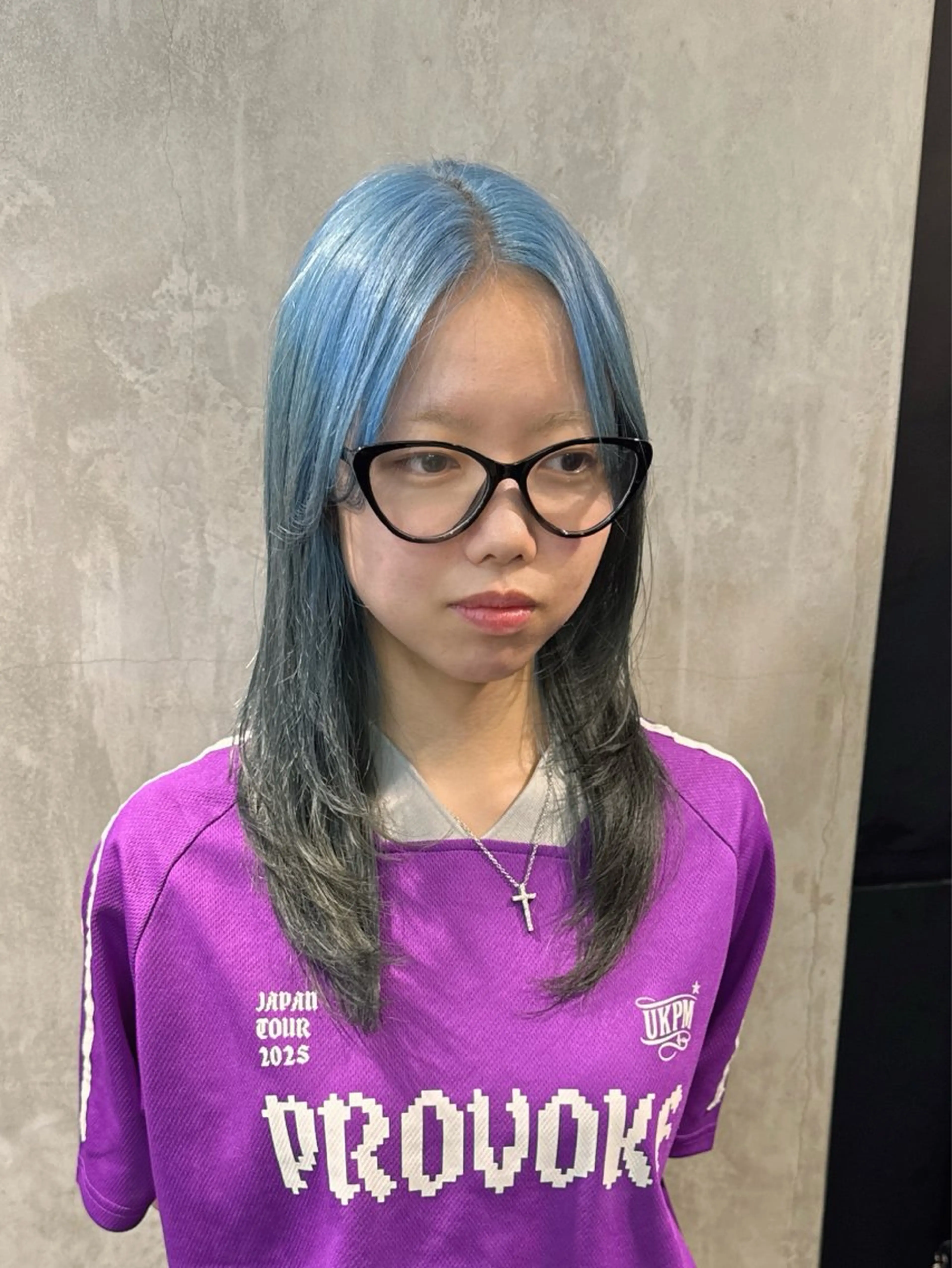 ミディアム カラー ヘアカラー トリートメント ザクザクレイヤー 🍀/ブリーチ/小田のヘアスタイル