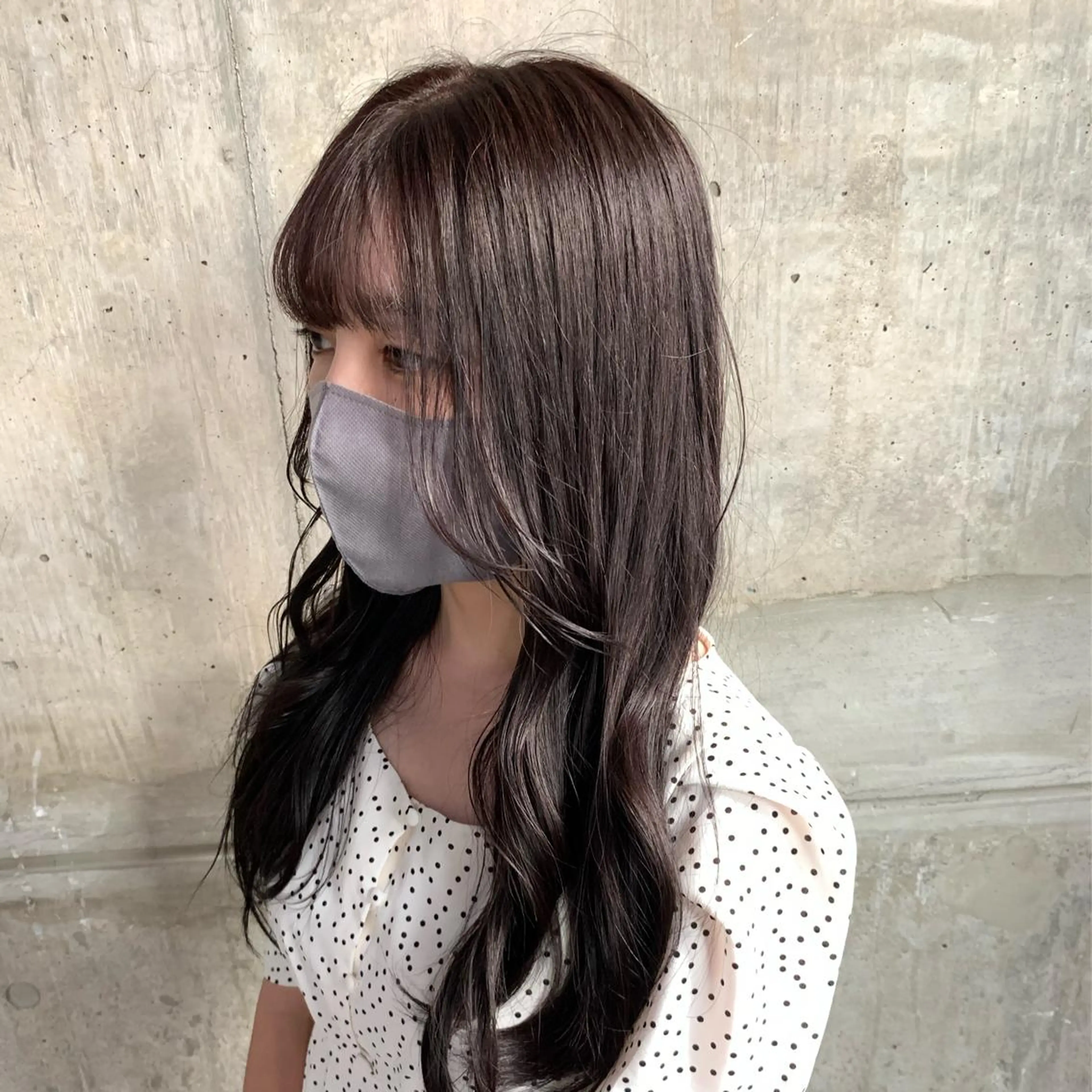 ロング くすみミルクティー/ ブラウン🪡TOWAのヘアスタイル