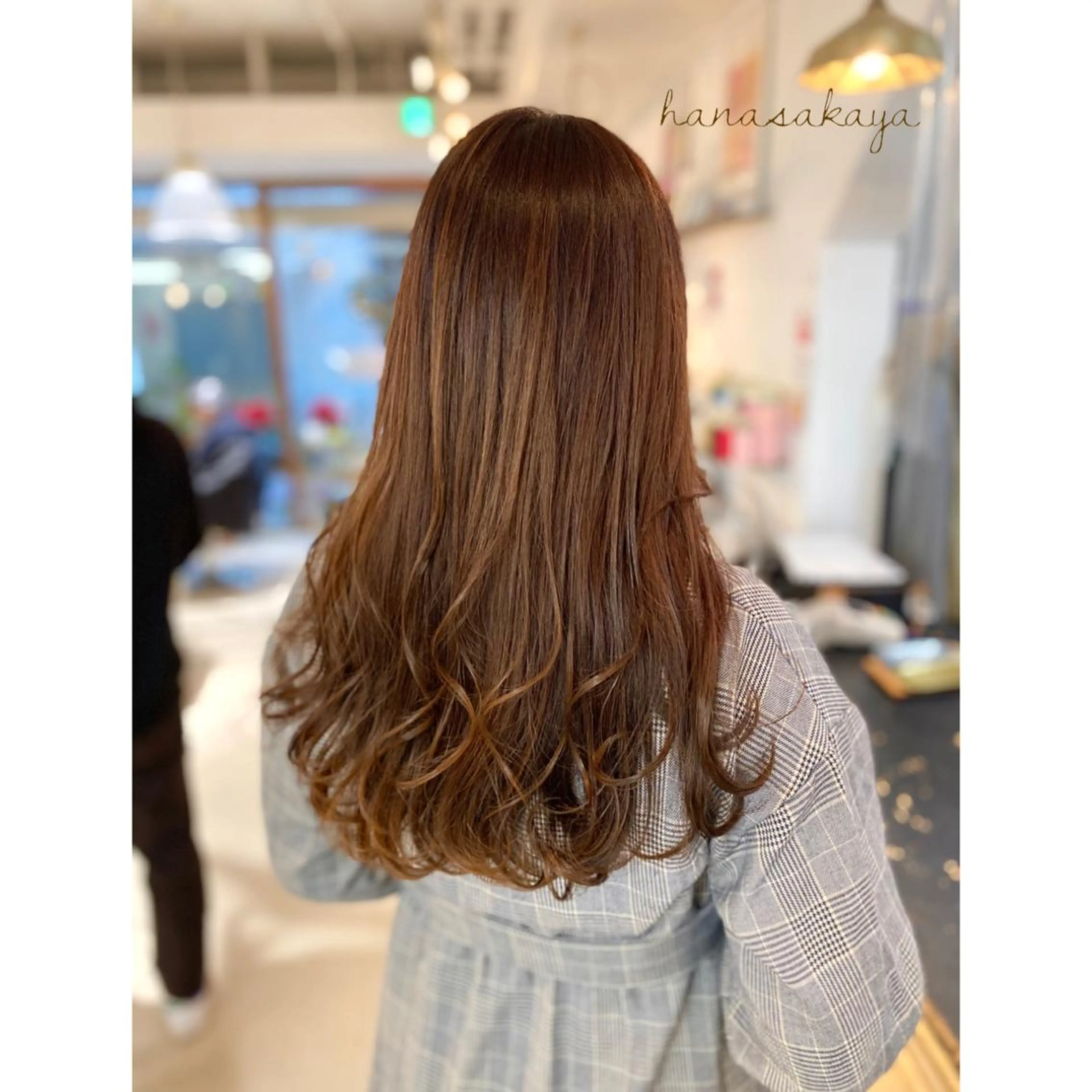 ロング カラー カット ヘアカラー トリートメント 平田 健一のヘアスタイル