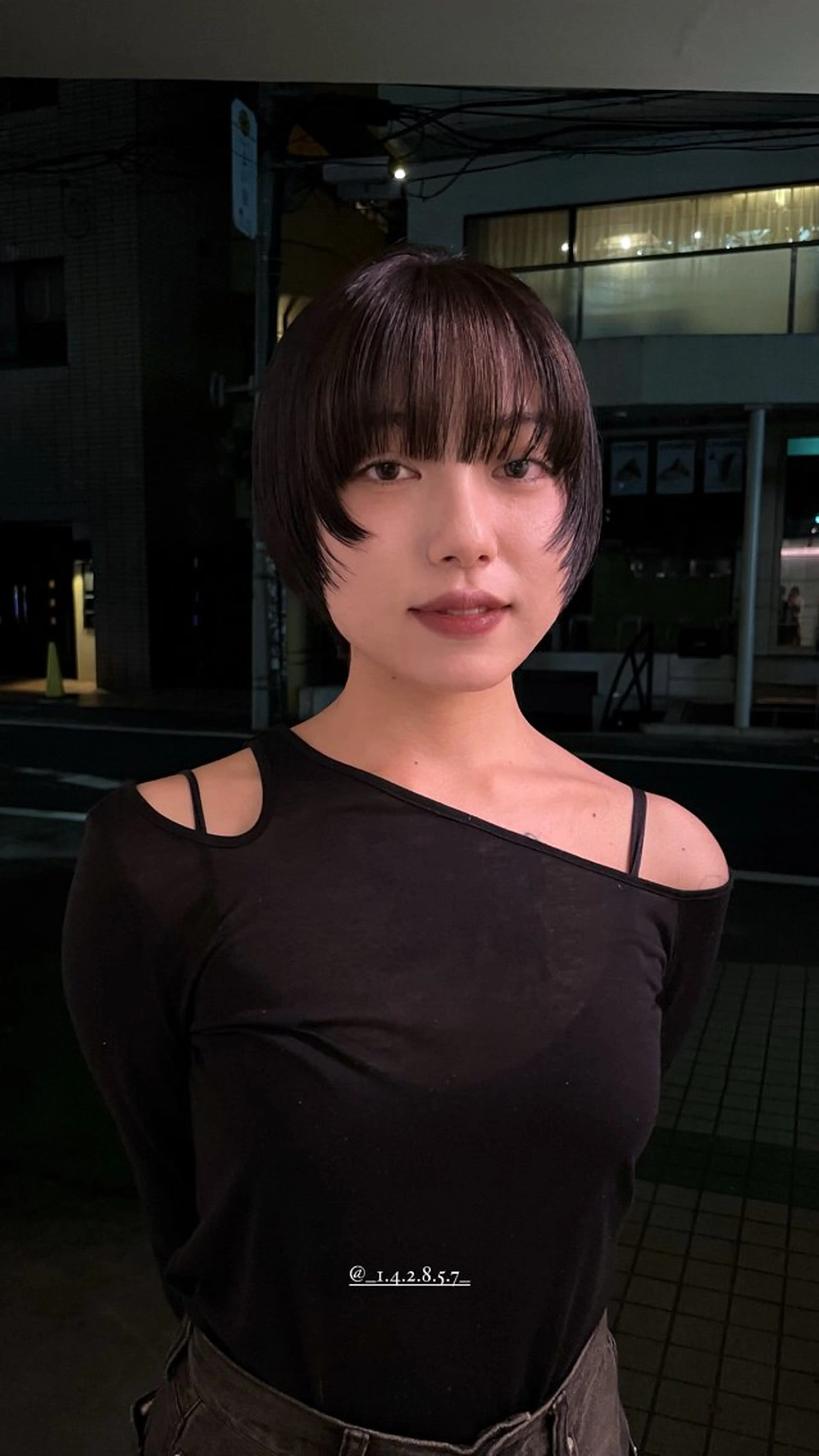 ショート FILMS所属・カット 綾菜のヘアスタイル