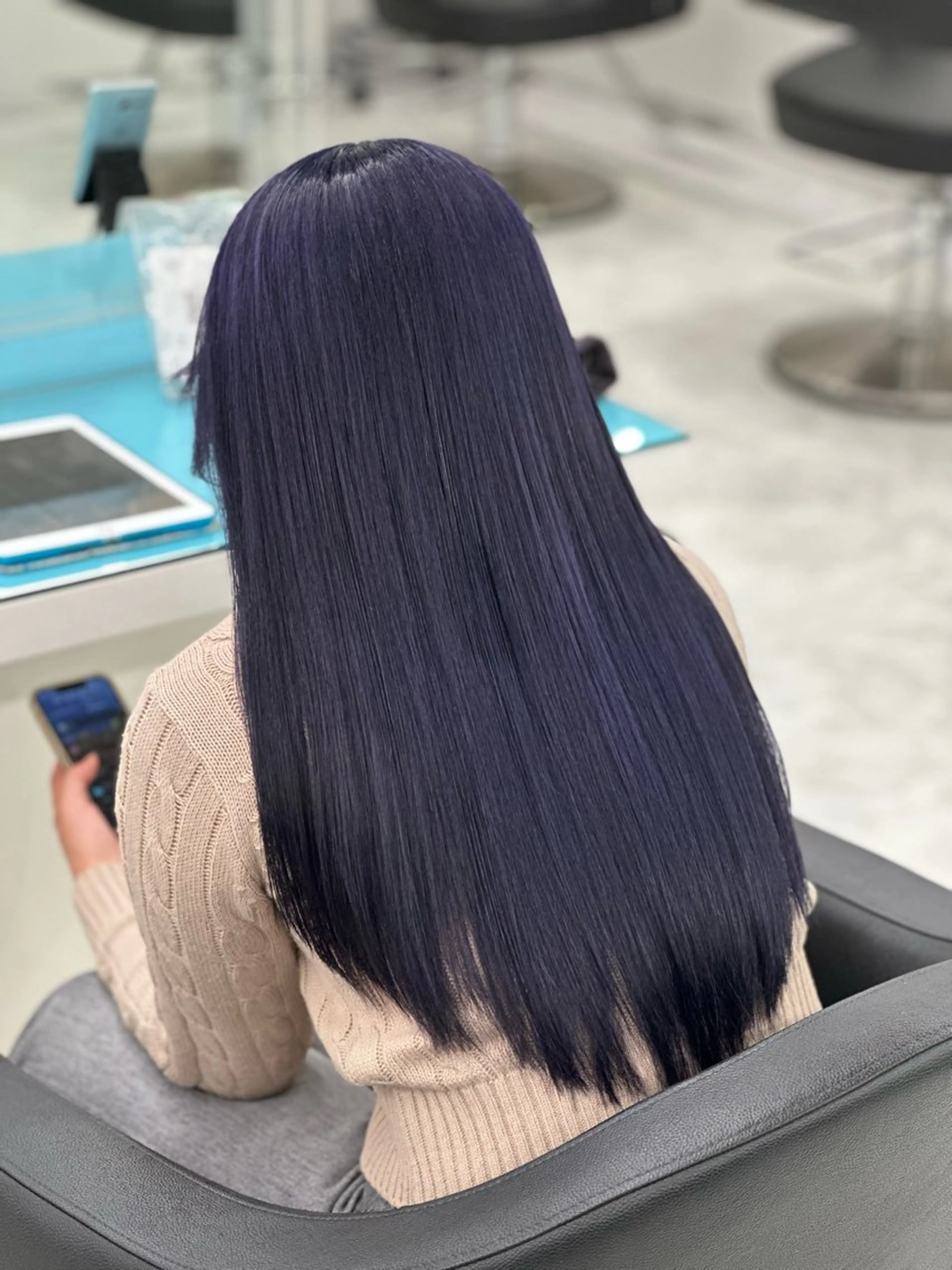 ロング カラー ヘアアレンジ 🌈艶カラー/ 韓国風レイヤーカットのヘアスタイル