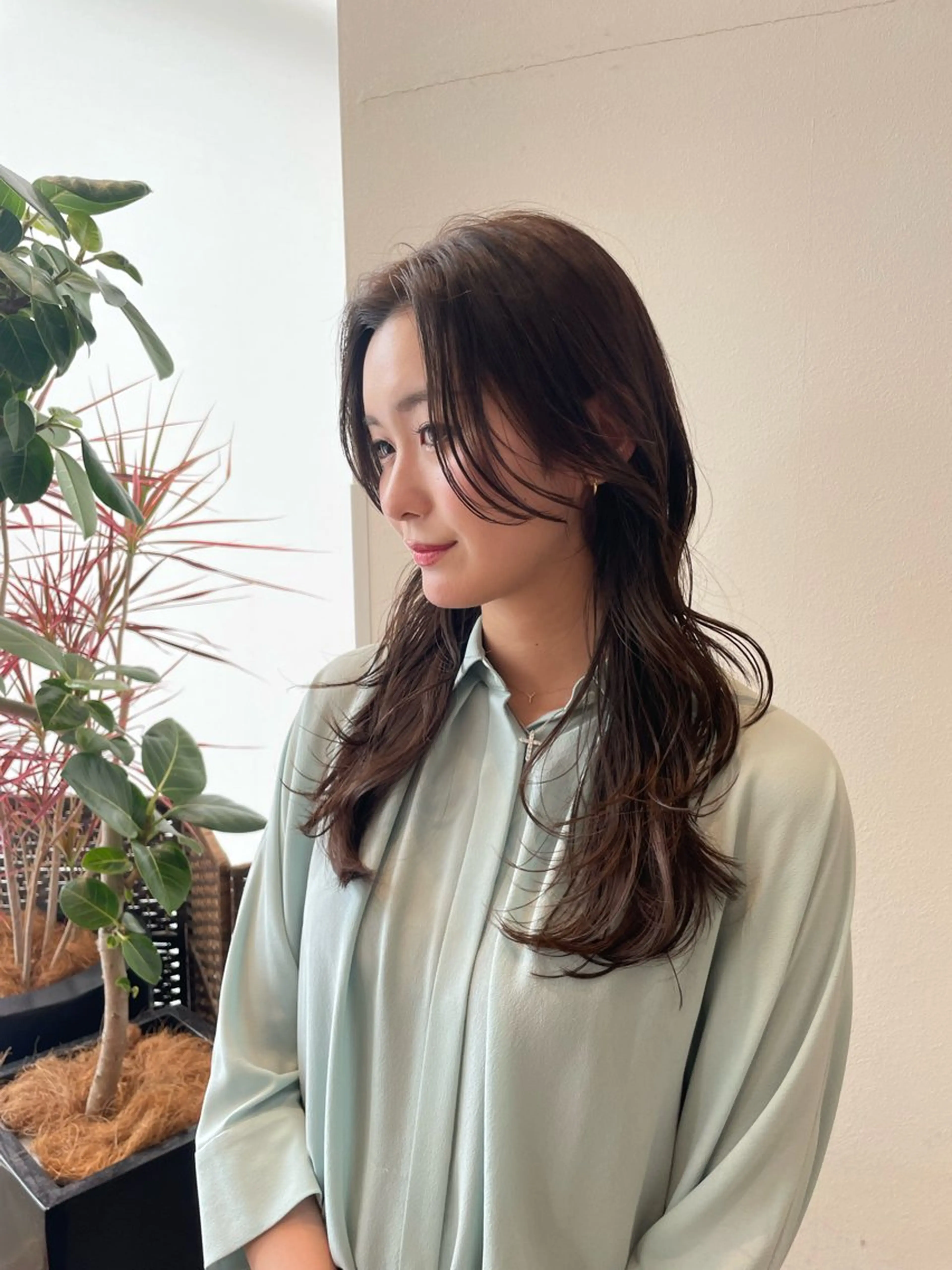 ロング カラー レイヤーカット カット ヘアカラー トリートメント k-two✨たき艶感 カラー／美髪矯正のヘアスタイル