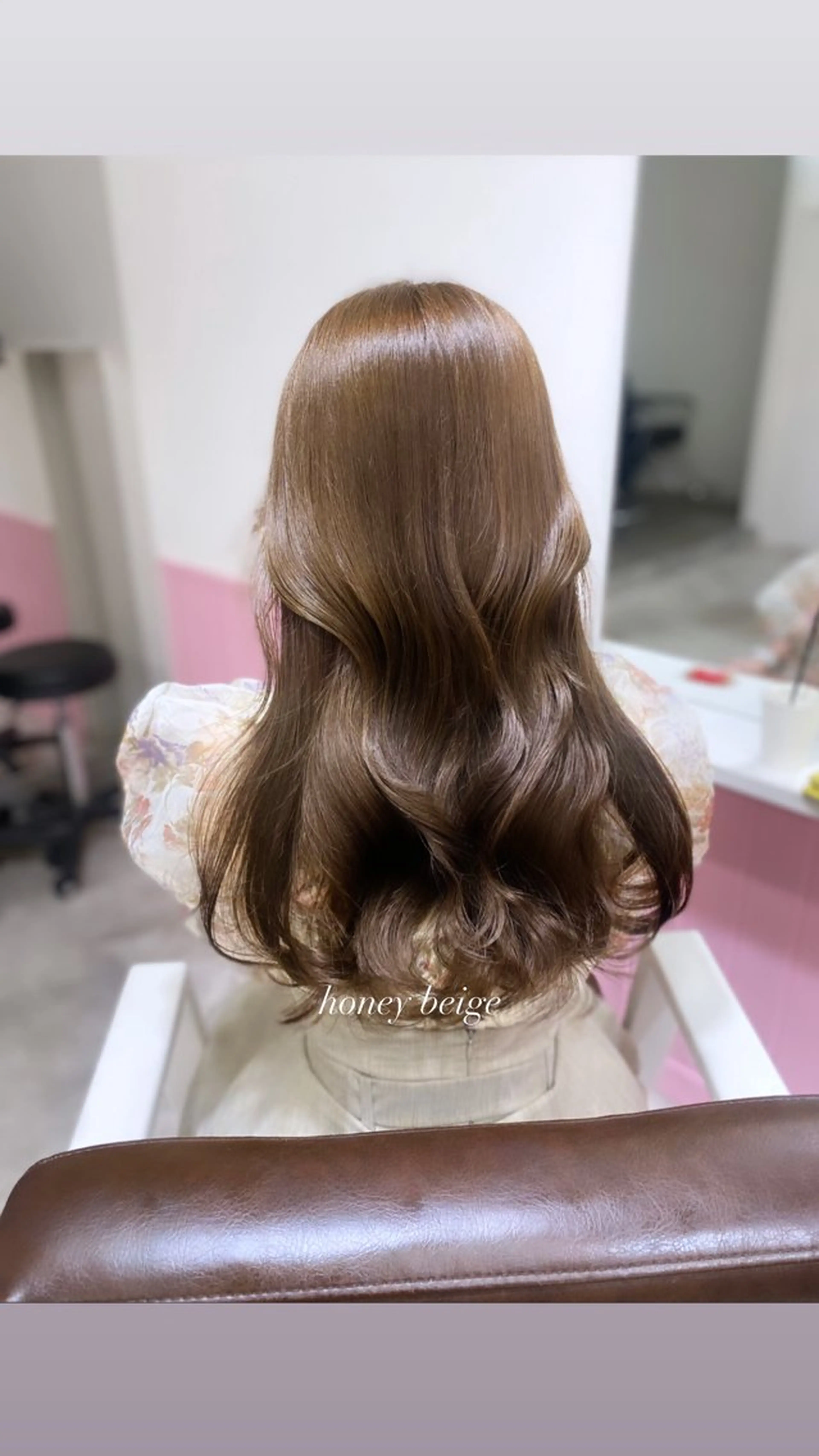ロング カット ヘアカラー トリートメント 髪質改善韓国レイヤー SHIORI🦋のヘアスタイル