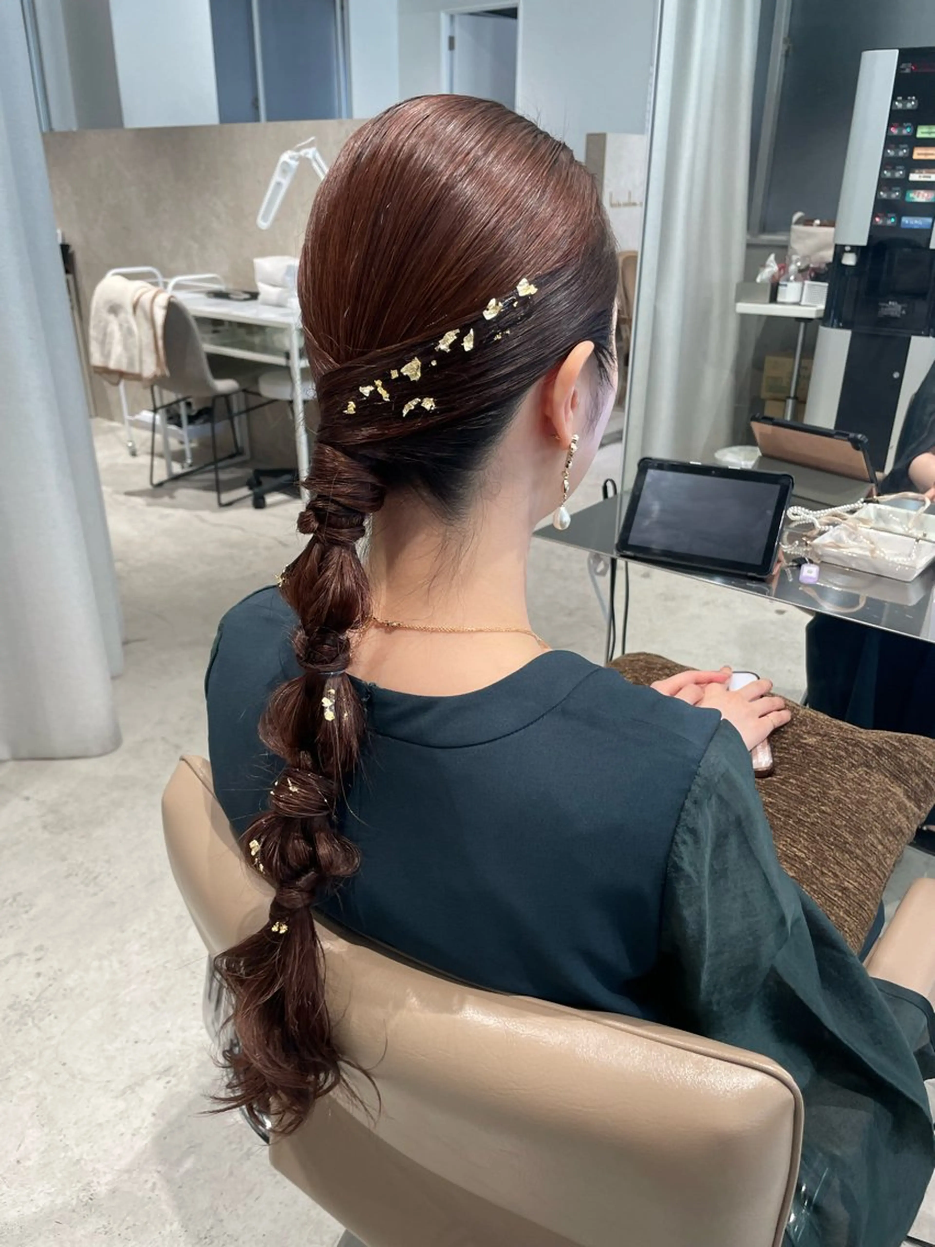 ロング ヘアアレンジ ヘアセット loely 💞miyuのヘアスタイル