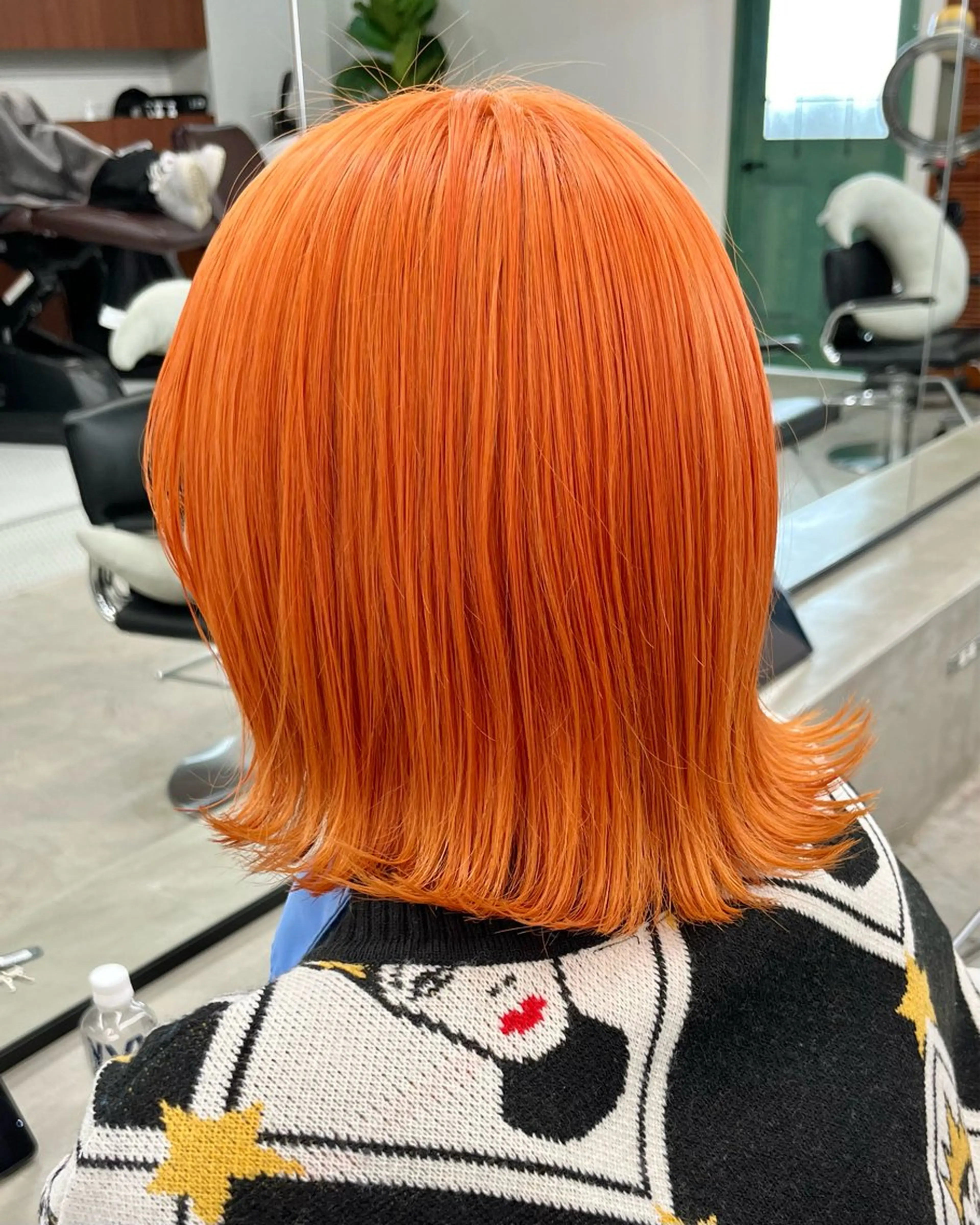 ミディアム カラー ブリーチ ケアブリーチ 透明感カラー デザインカラー ハイトーンカラー ヘアカラー ツヤカラーを実現 /カンナのヘアスタイル