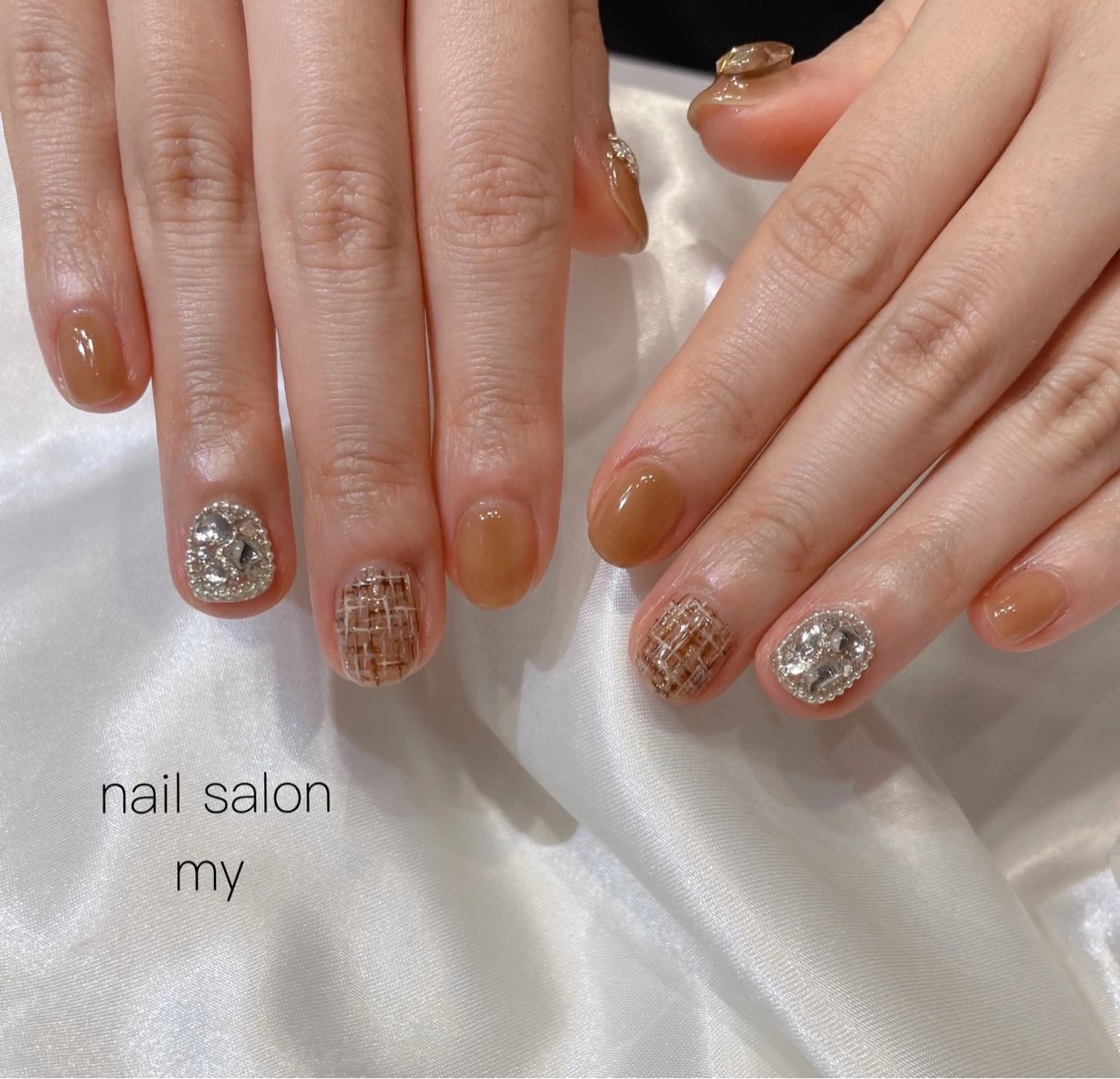 ネイル アートネイル ジェルネイル 韓国ネイル マグネットネイル ニュアンスネイル ハンドネイル Nail salon MY所属・NailSalon MYのネイルデザイン