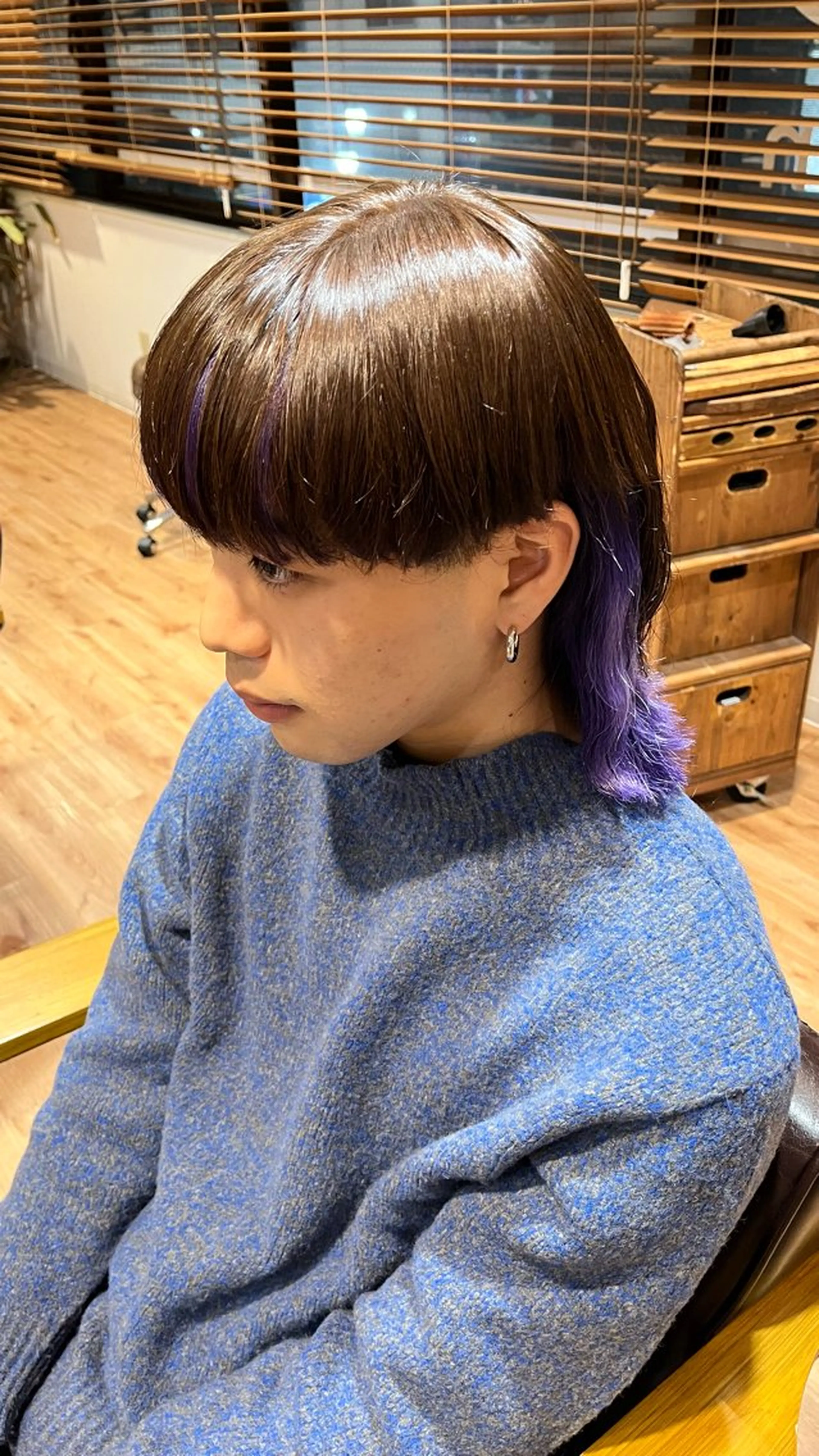 ミディアム メンズ カットモデル募集中/ 関根舞桜のヘアスタイル