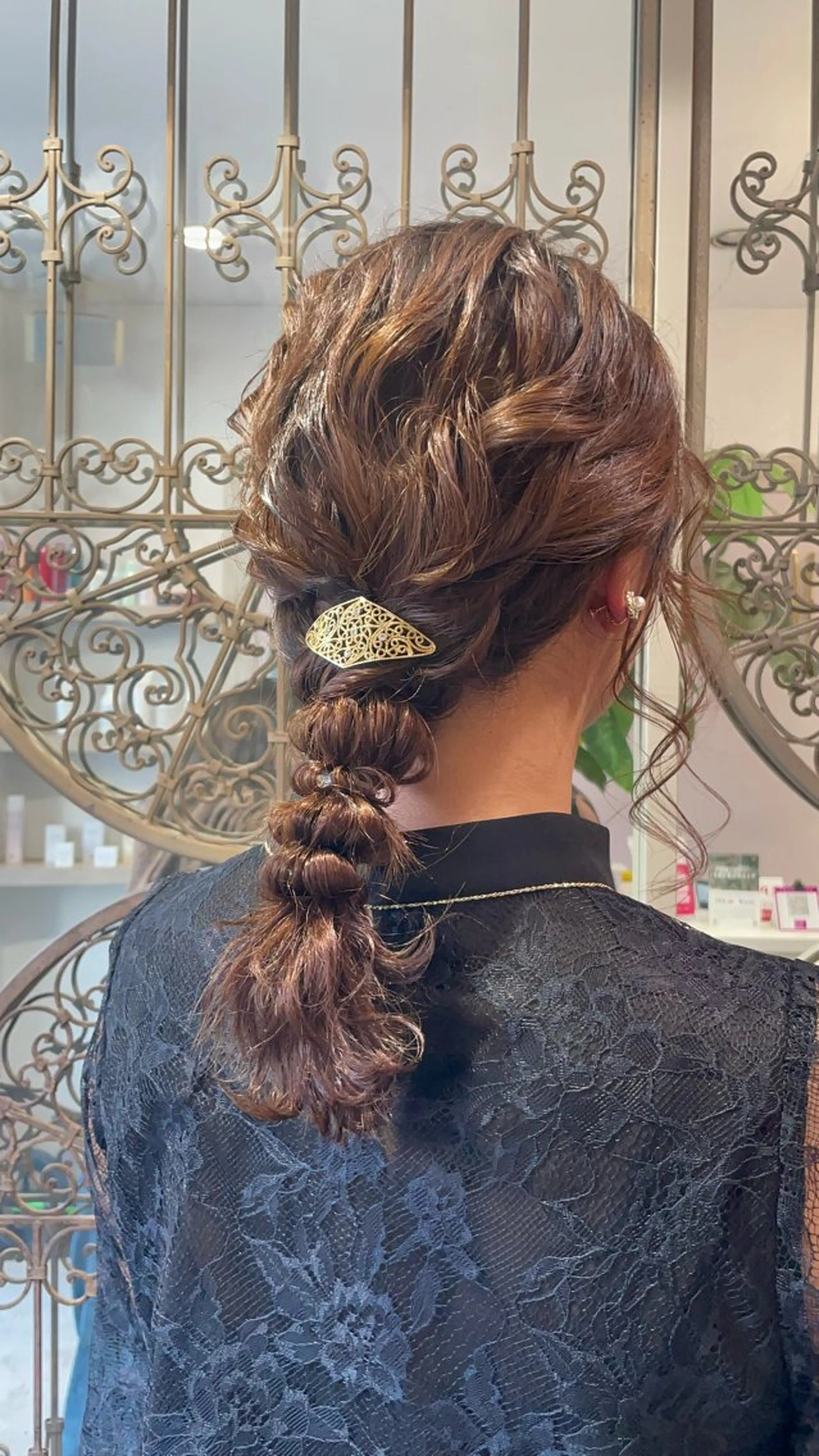 ヘアアレンジ ヘアセット ナカタ ユウナのヘアスタイル