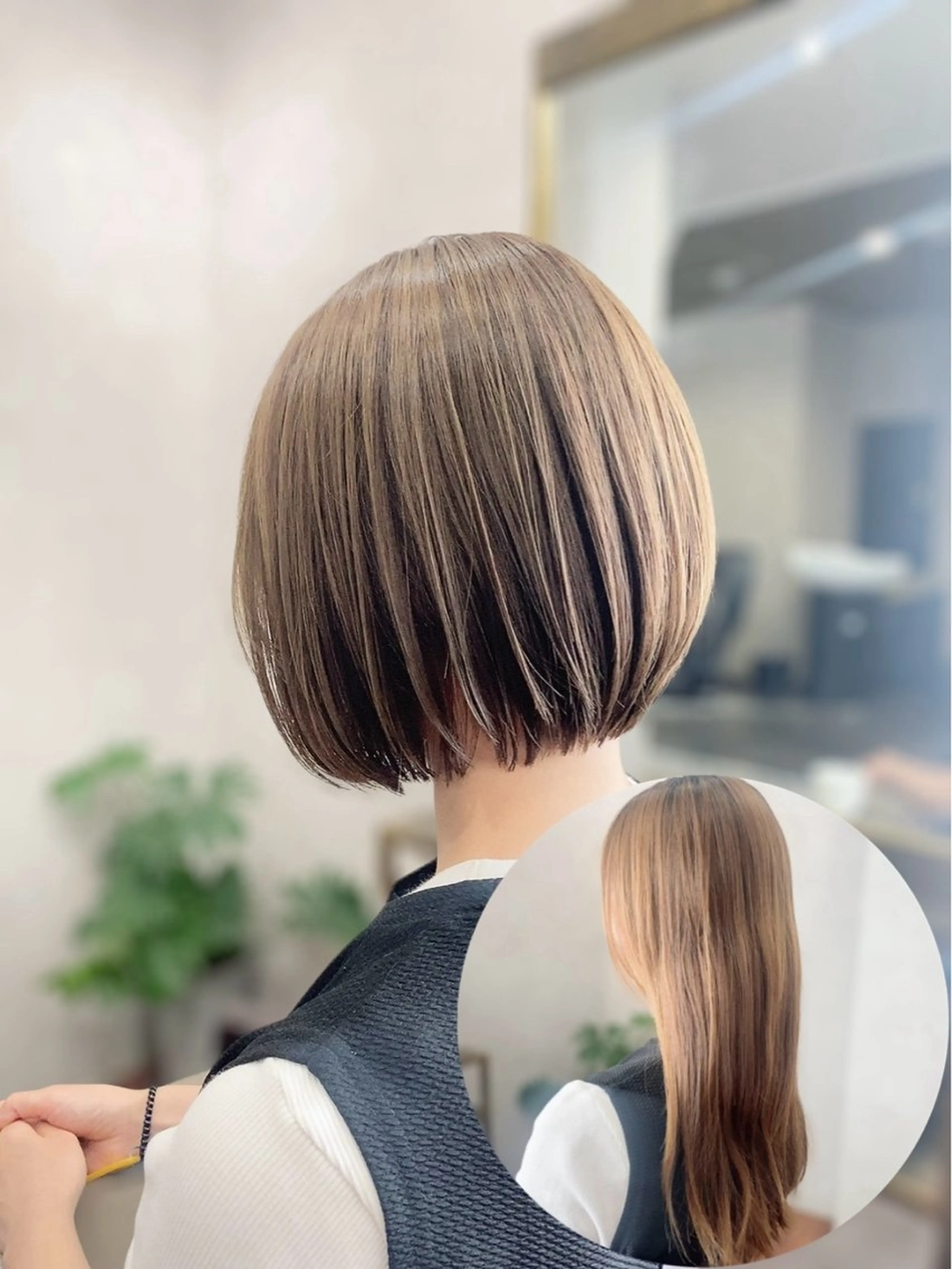 ミディアム カット ヘアカラー _White所属・ＳＨＩ ＺＵのヘアスタイル