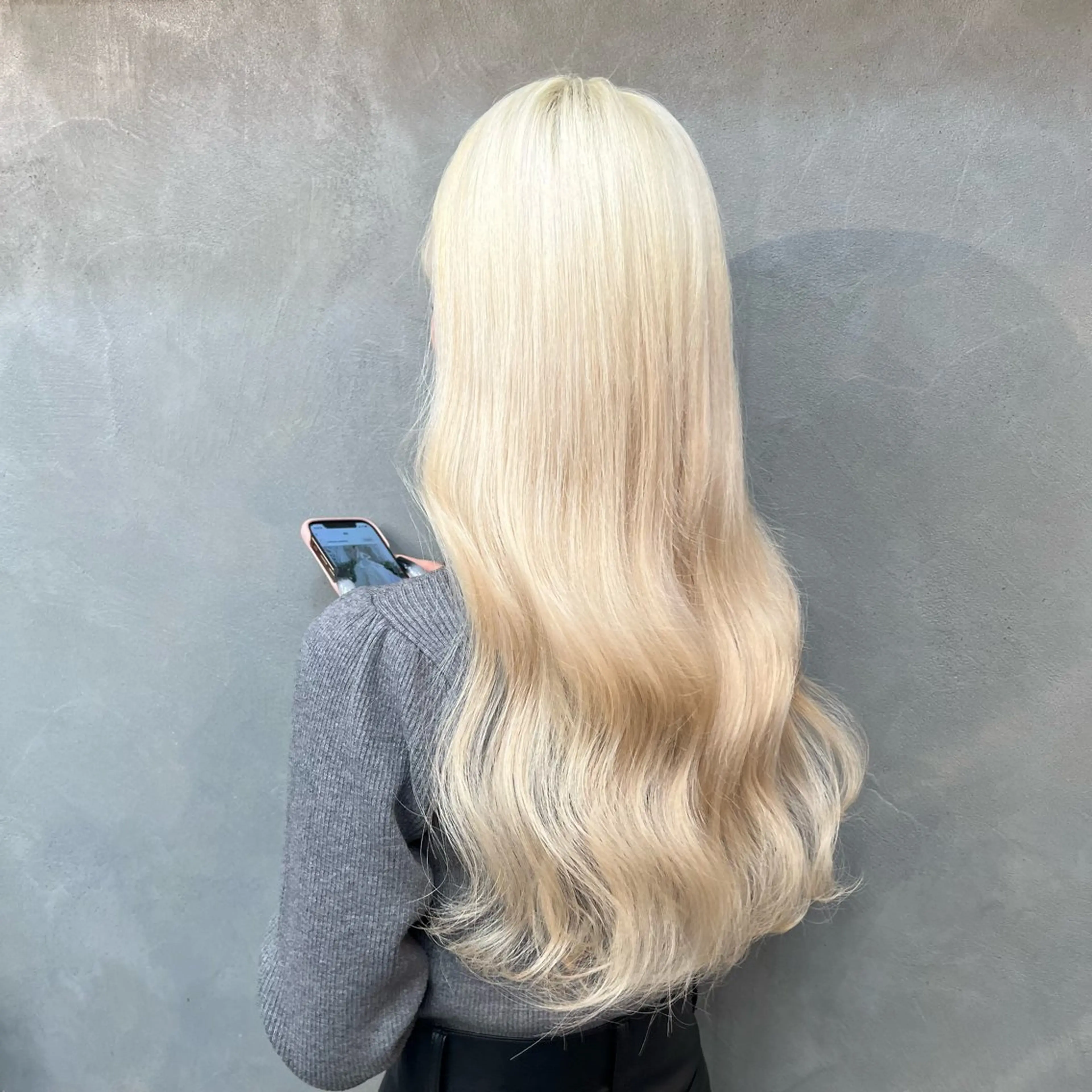 セミロング ❤️‍🔥シールエク ＋カラー京❤️‍🔥のヘアスタイル