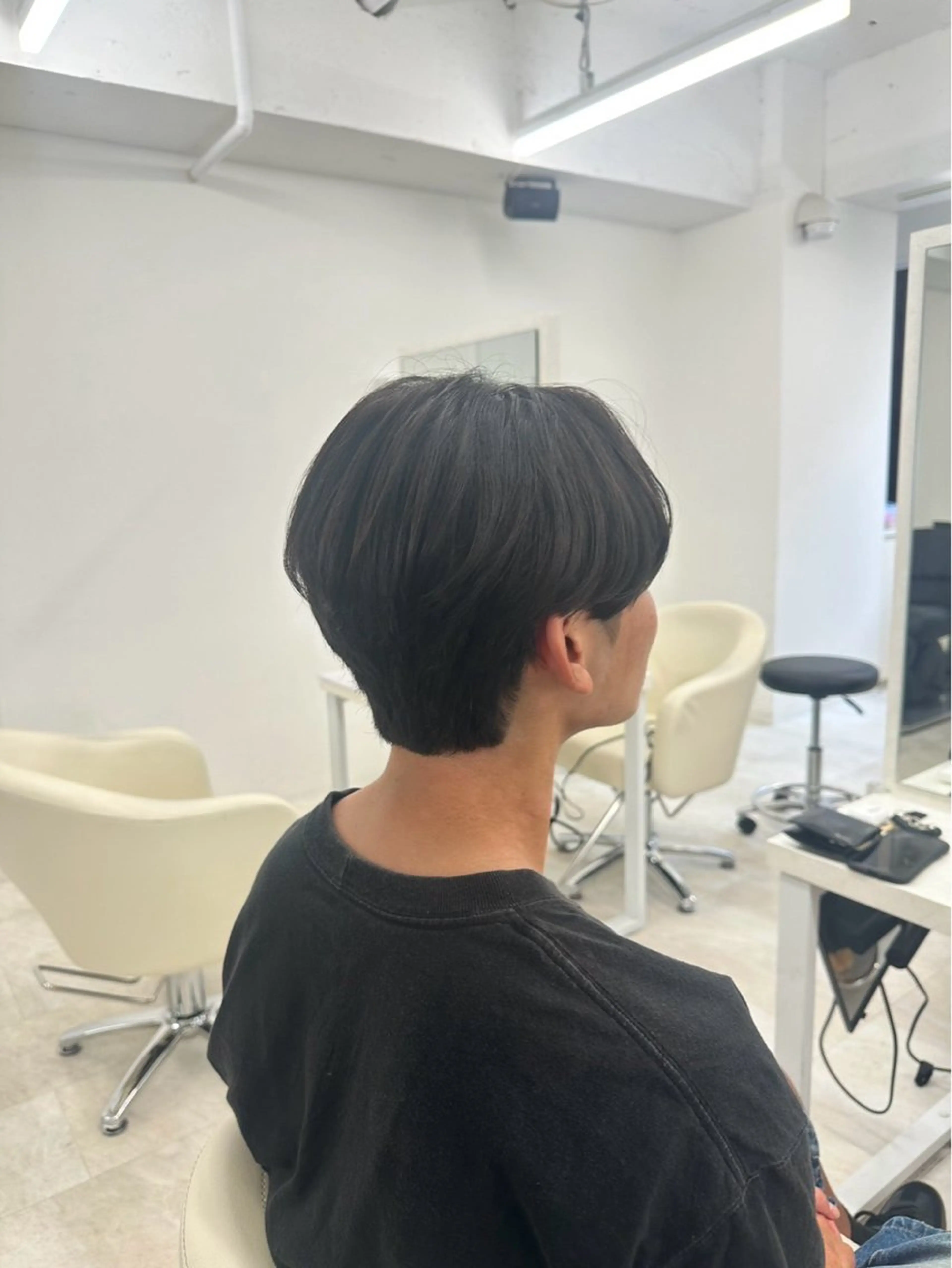パーマ メンズ カット 縮毛矯正 AITOKYO 天神大名所属・匠/ショウ フェザーパーマのヘアスタイル