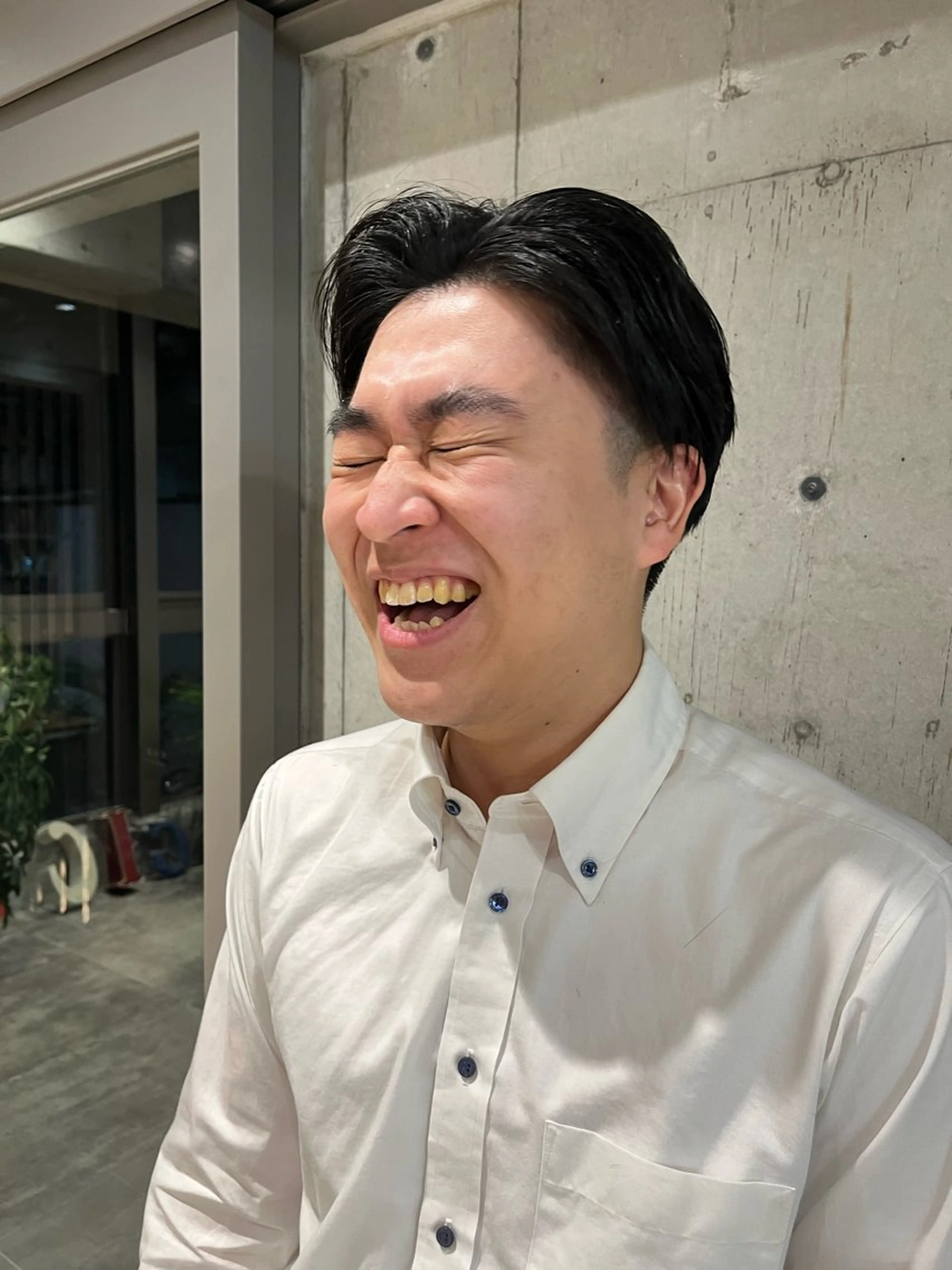 メンズ 傷ませないカラー・ ボブ・リクト💥のヘアスタイル