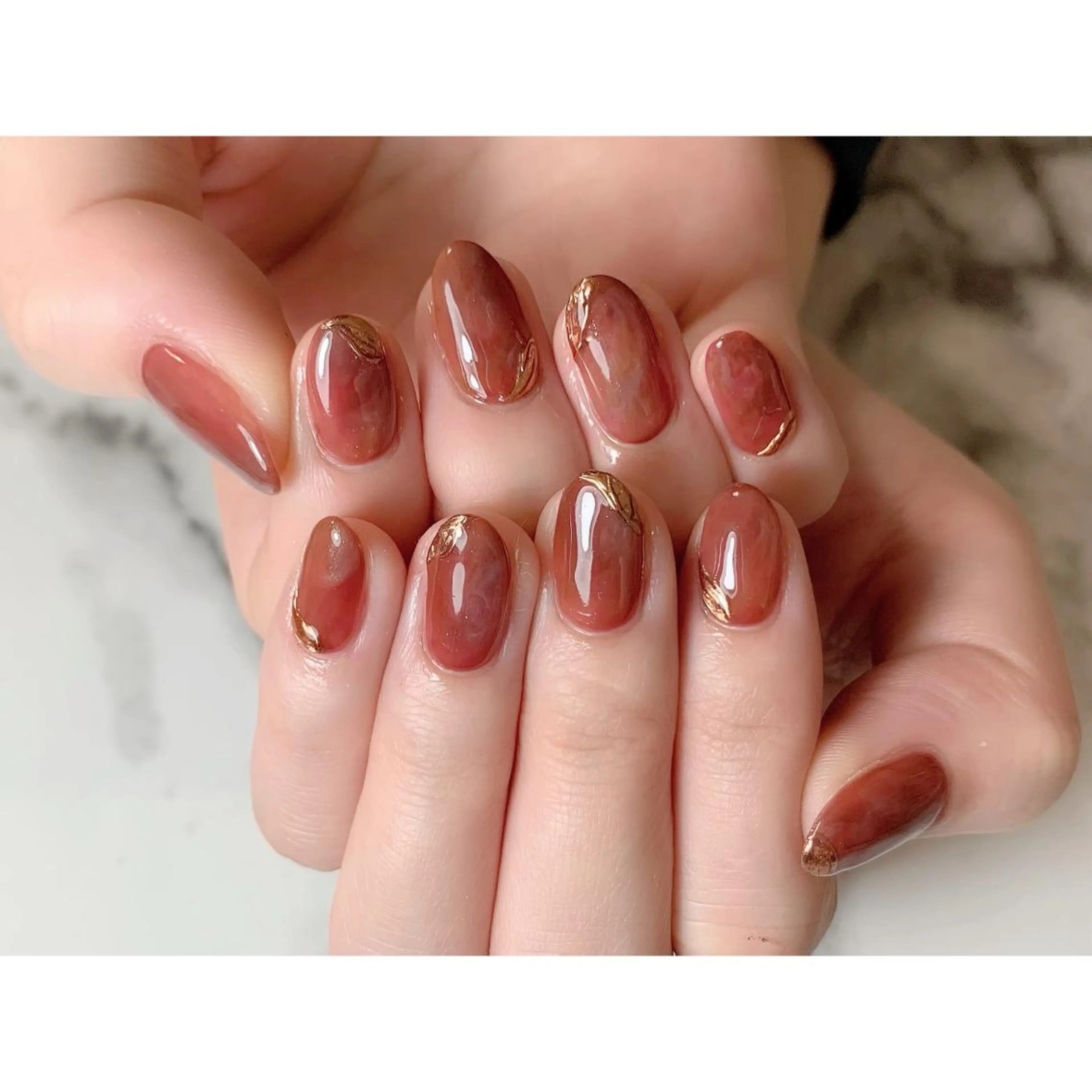 ネイル ボルドー nailsalon maluriのネイルデザイン