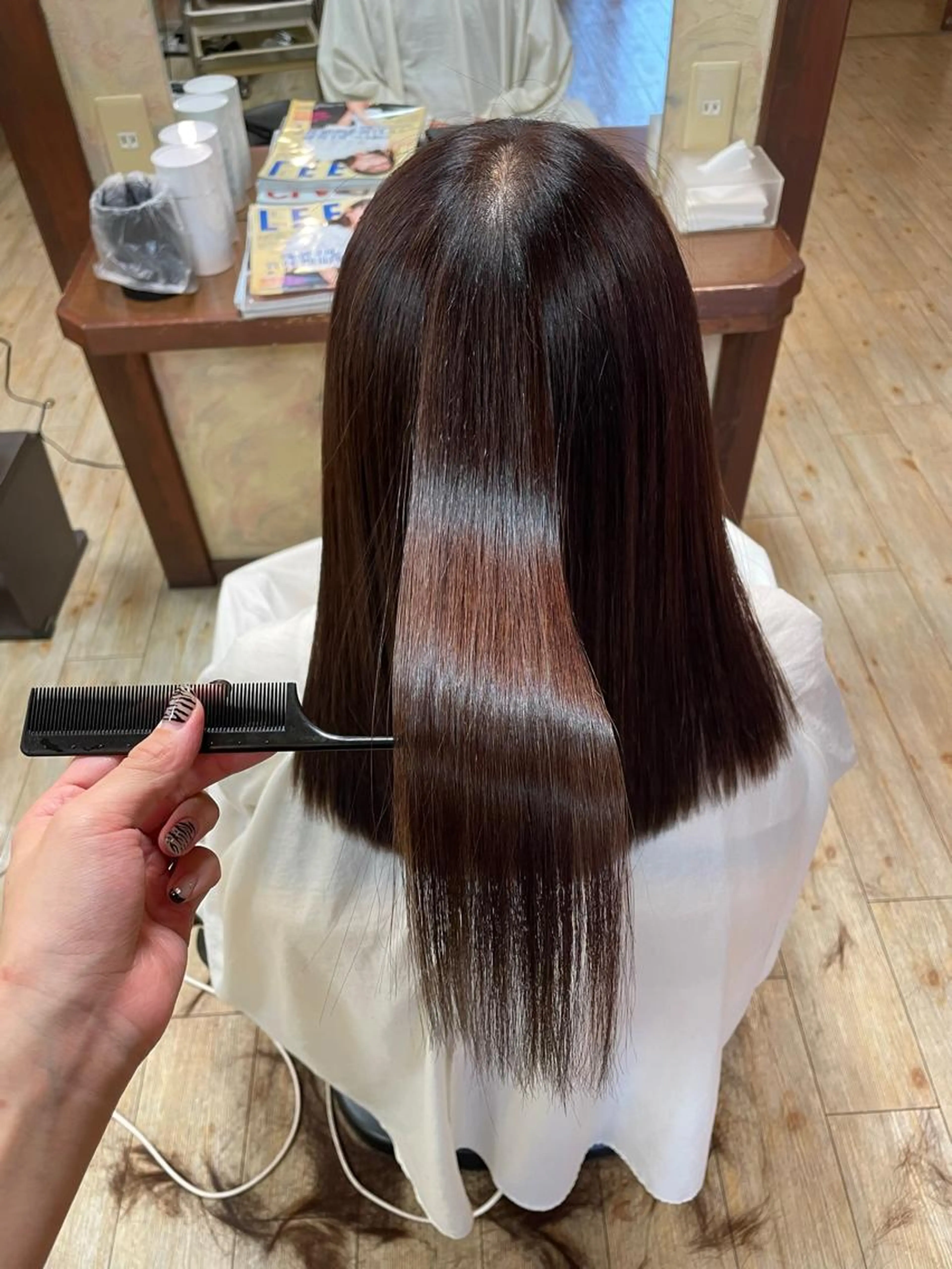 シン・つるぴカラー➕スタイリストカット💎の写真