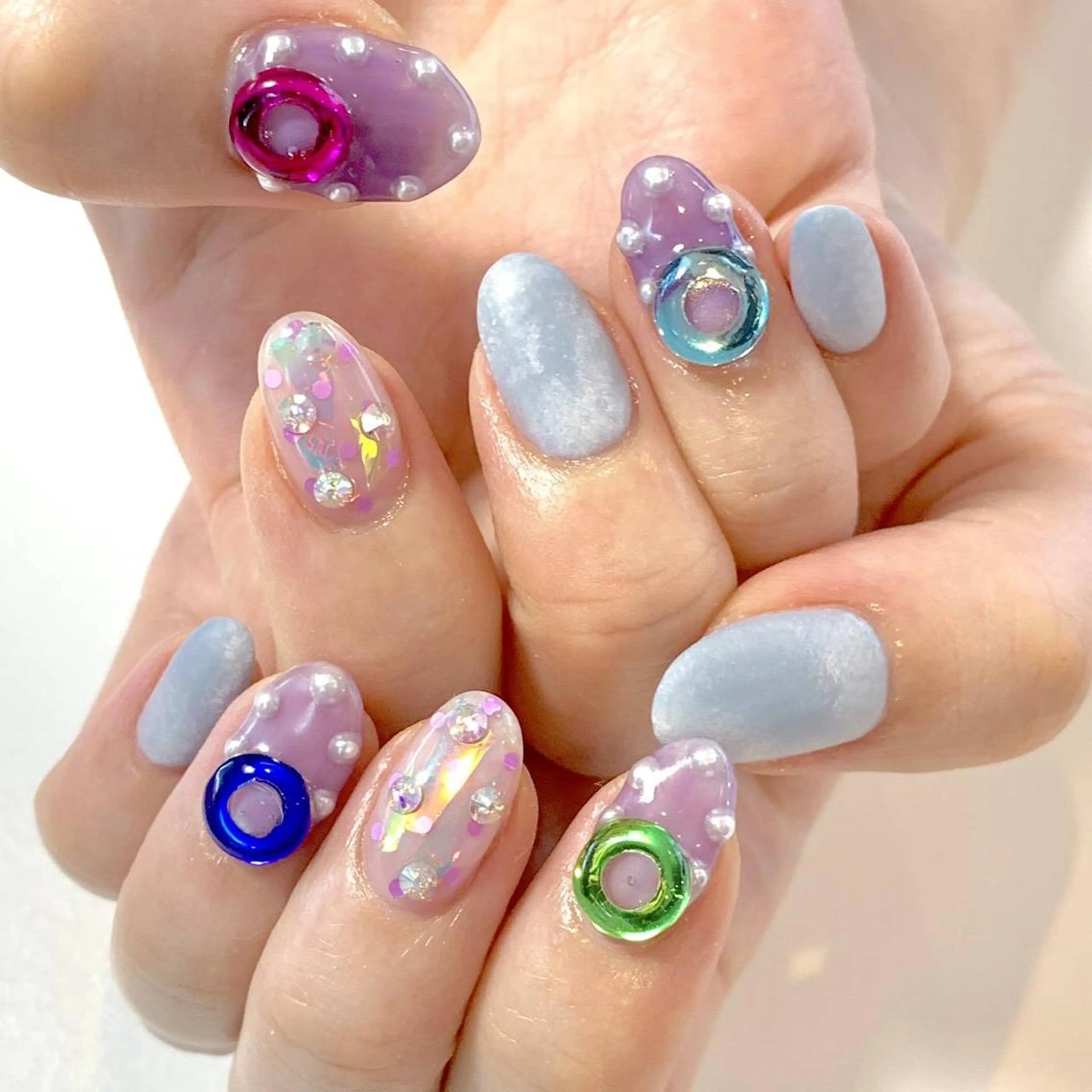 ネイル ニュアンスネイル Menail心斎橋 本店/runa☆のネイルデザイン