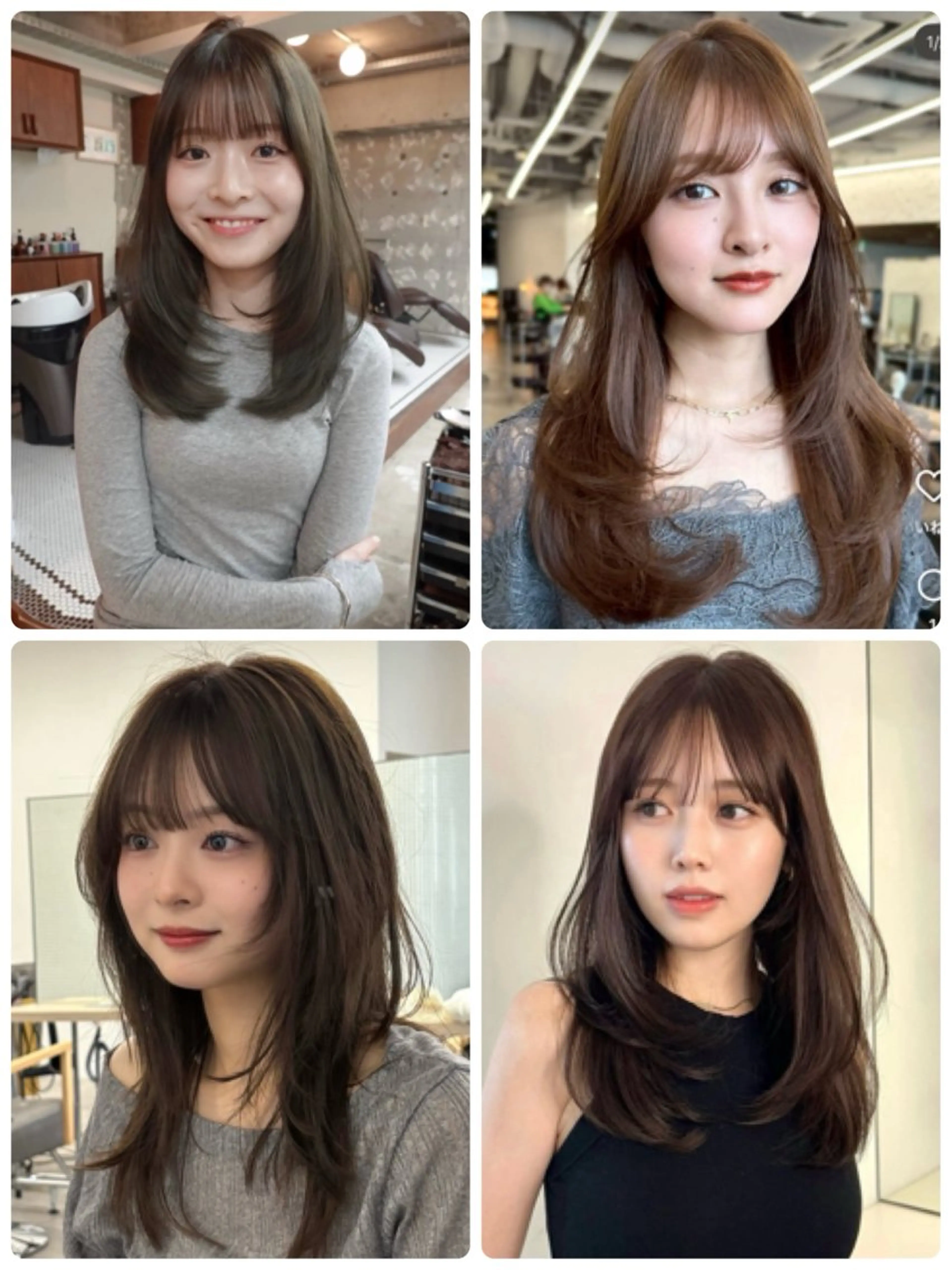 ロング レイヤー小顔ショート 吉田ジョウのヘアスタイル