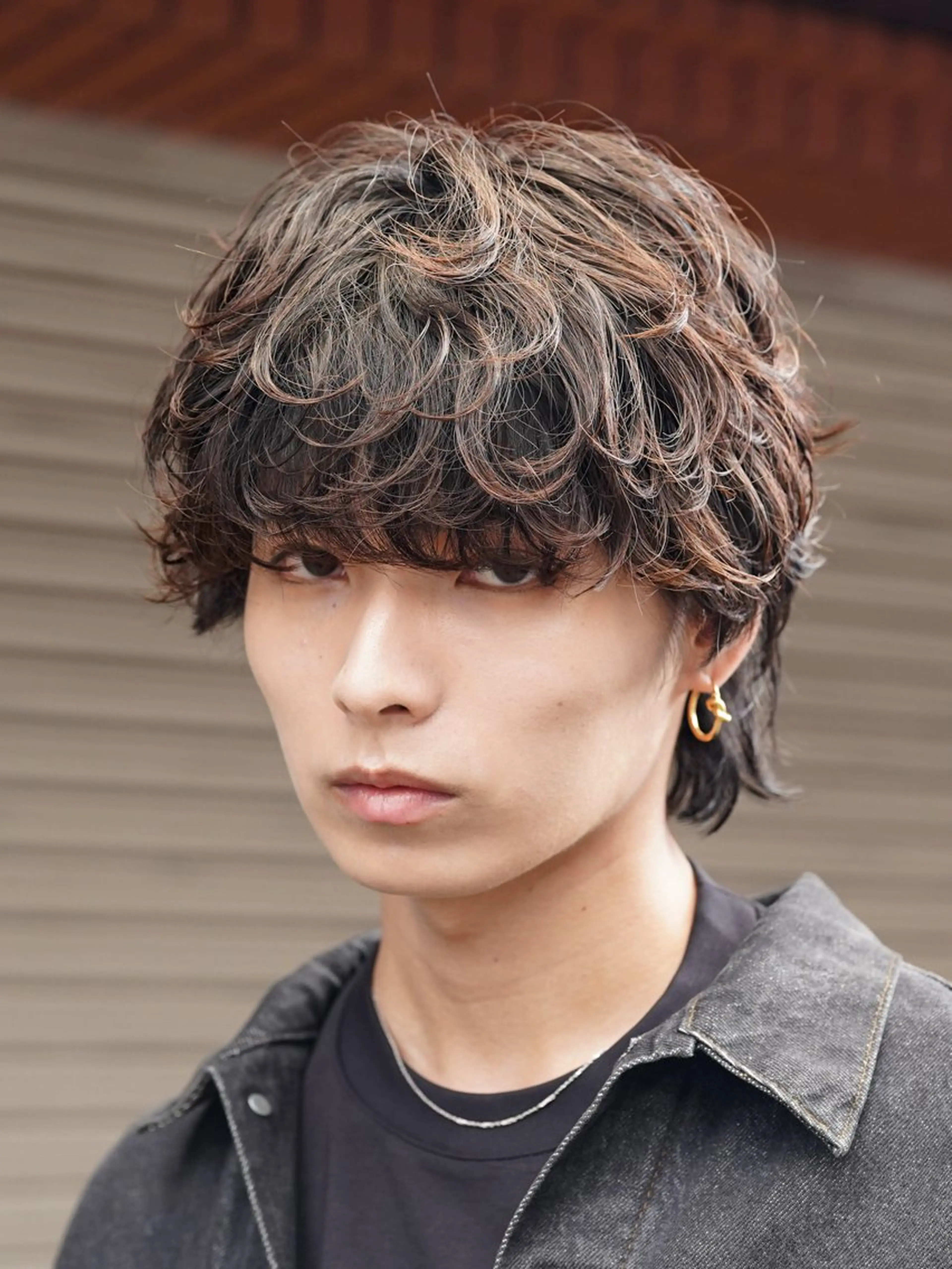 カラー パーマ メンズ カット ヘアカラー パーマ 名古屋メンズカラー 特化小林我修のヘアスタイル