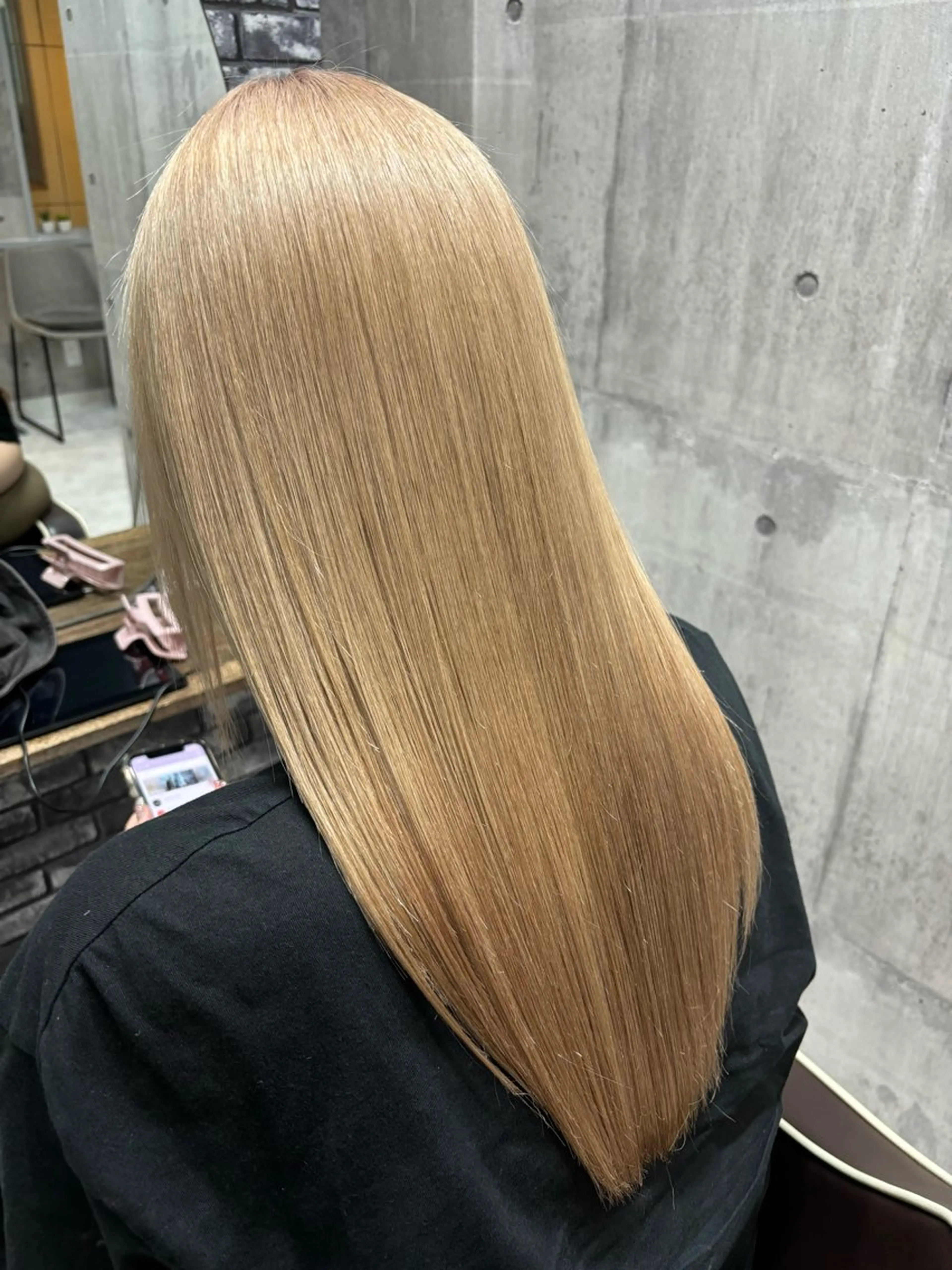ロング カラー Carrefour LOCO Kyogoku八潮店【カルフールロコキョウゴク】所属・LOCO aikaのヘアスタイル