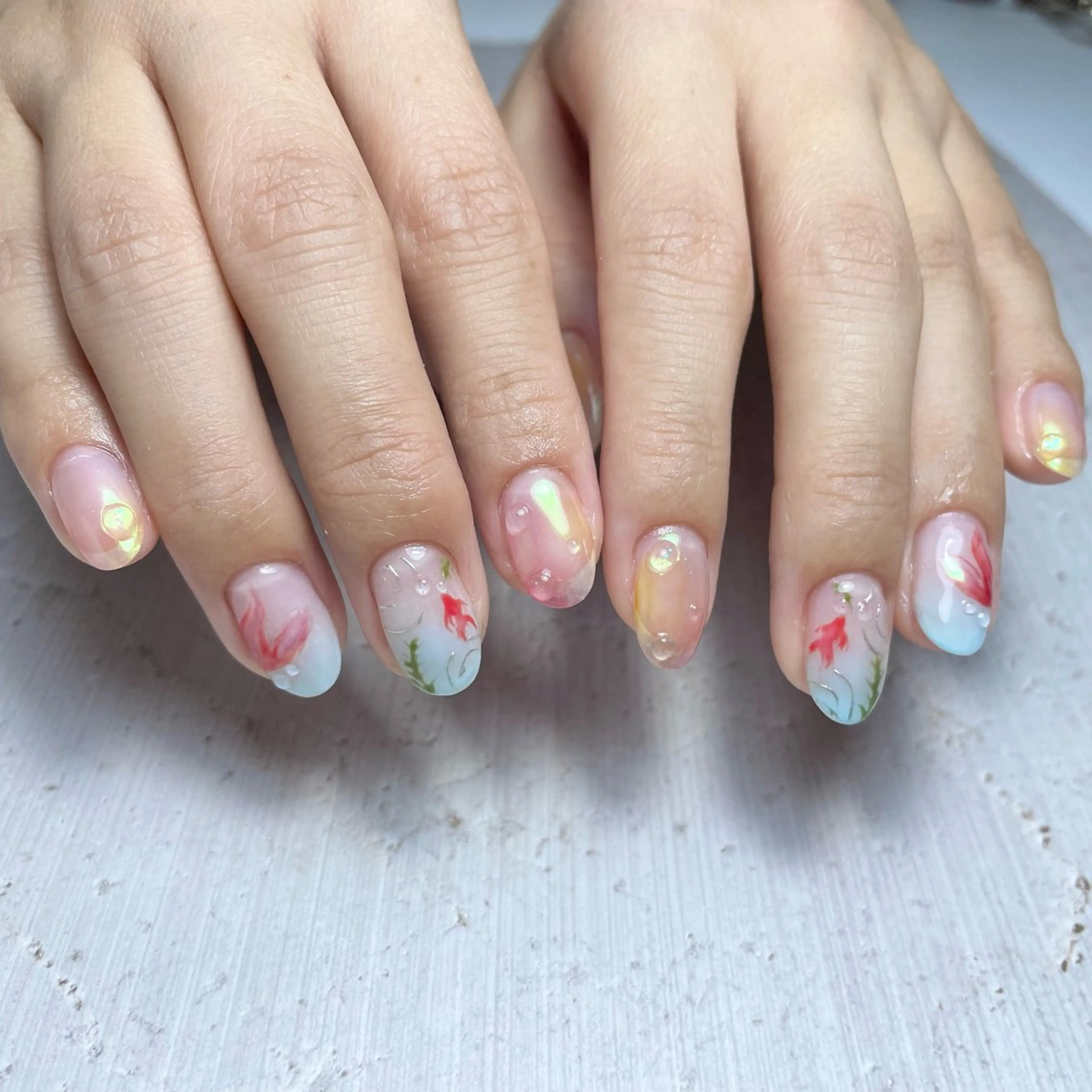 ネイル 💐irisée fleur中居のネイルデザイン