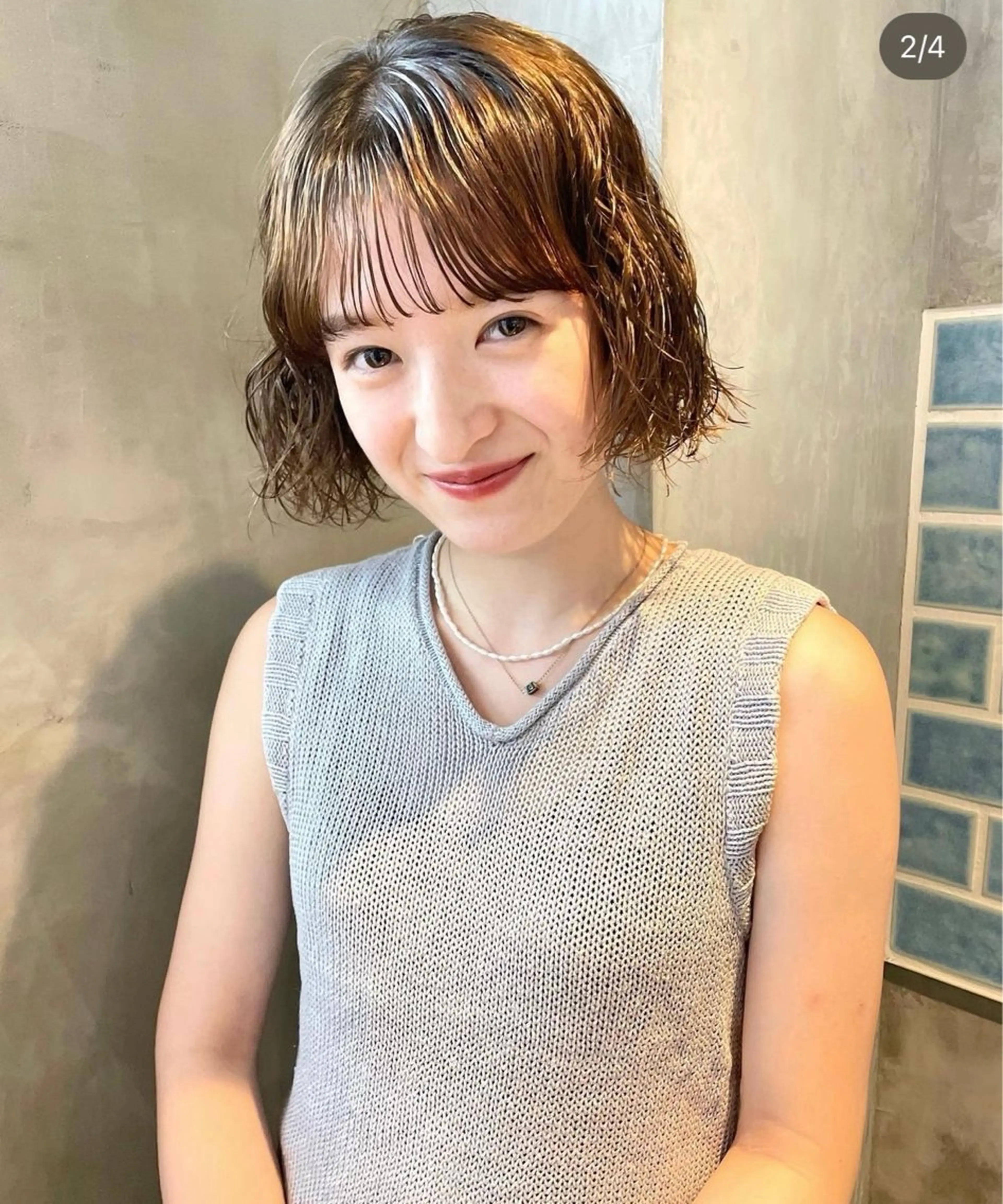 ミディアム カラー VIE表参道所属・艶感カラー/縮毛 矯正/りょお🫧のヘアスタイル