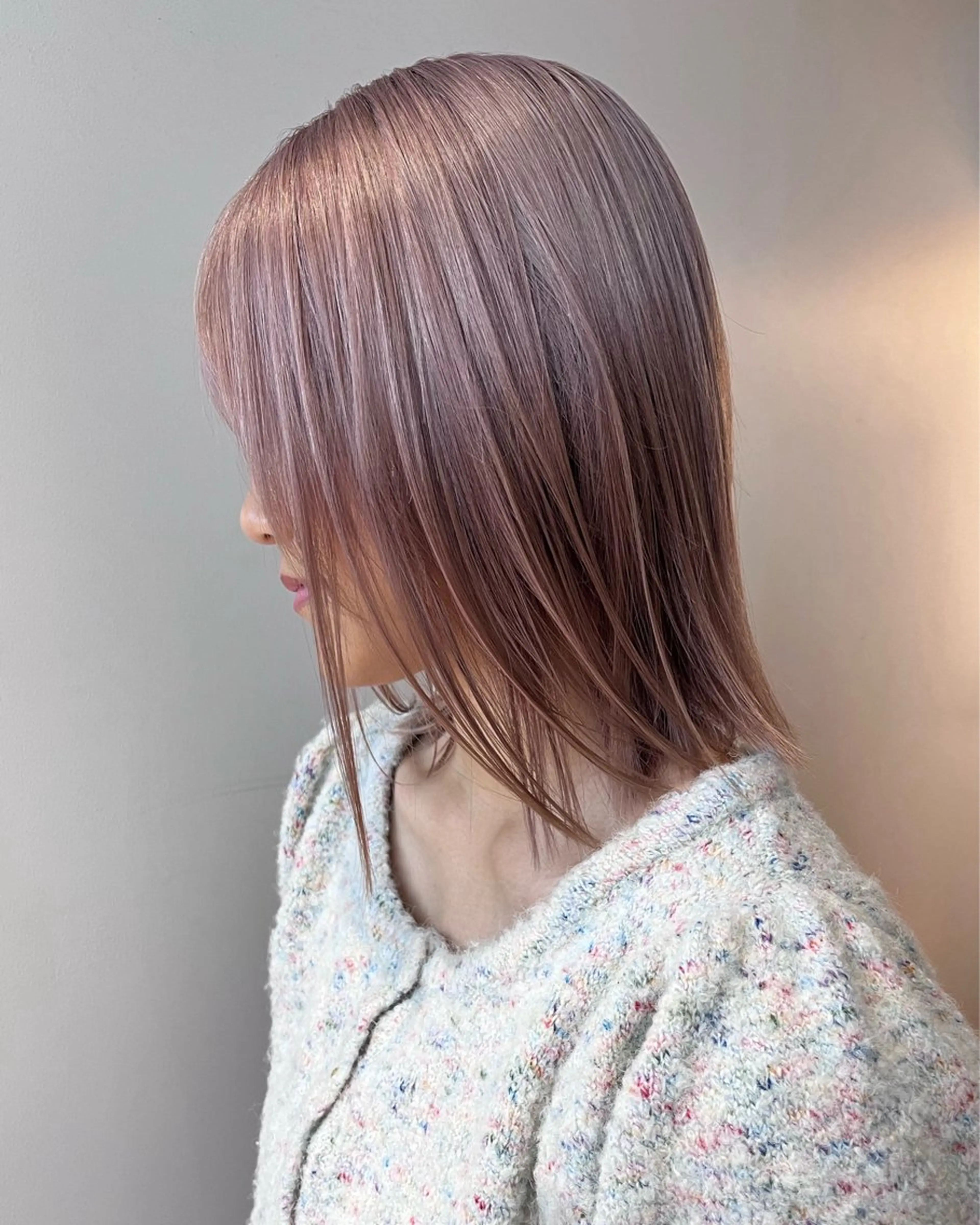 ミディアム カラー ブリーチ ケアブリーチ ヘアカラー 吉祥寺/個性派/ kazuha🩰のヘアスタイル