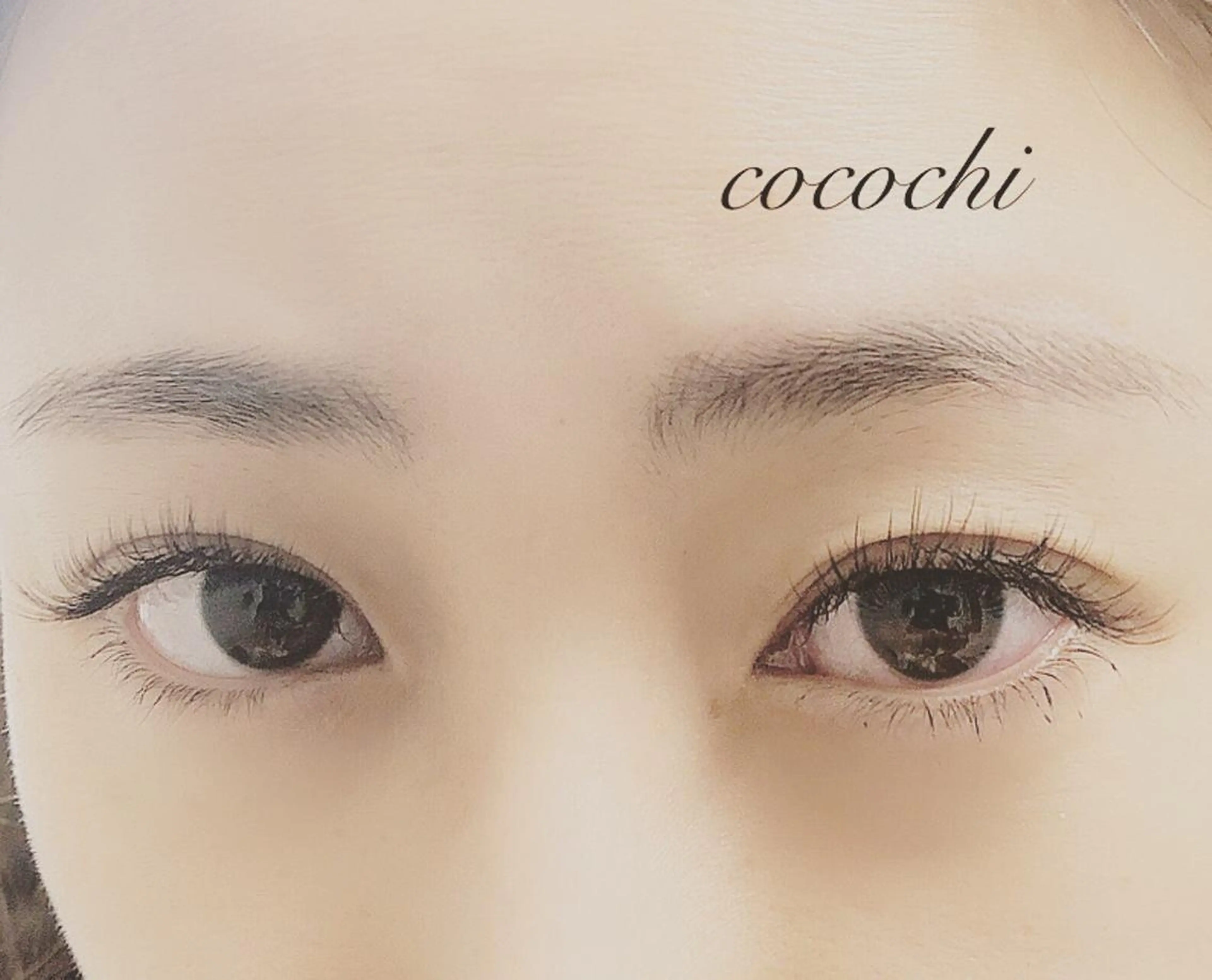 マツエク・マツパ 付け放題 フラットラッシュ ran cocochiのマツエク・マツパデザイン