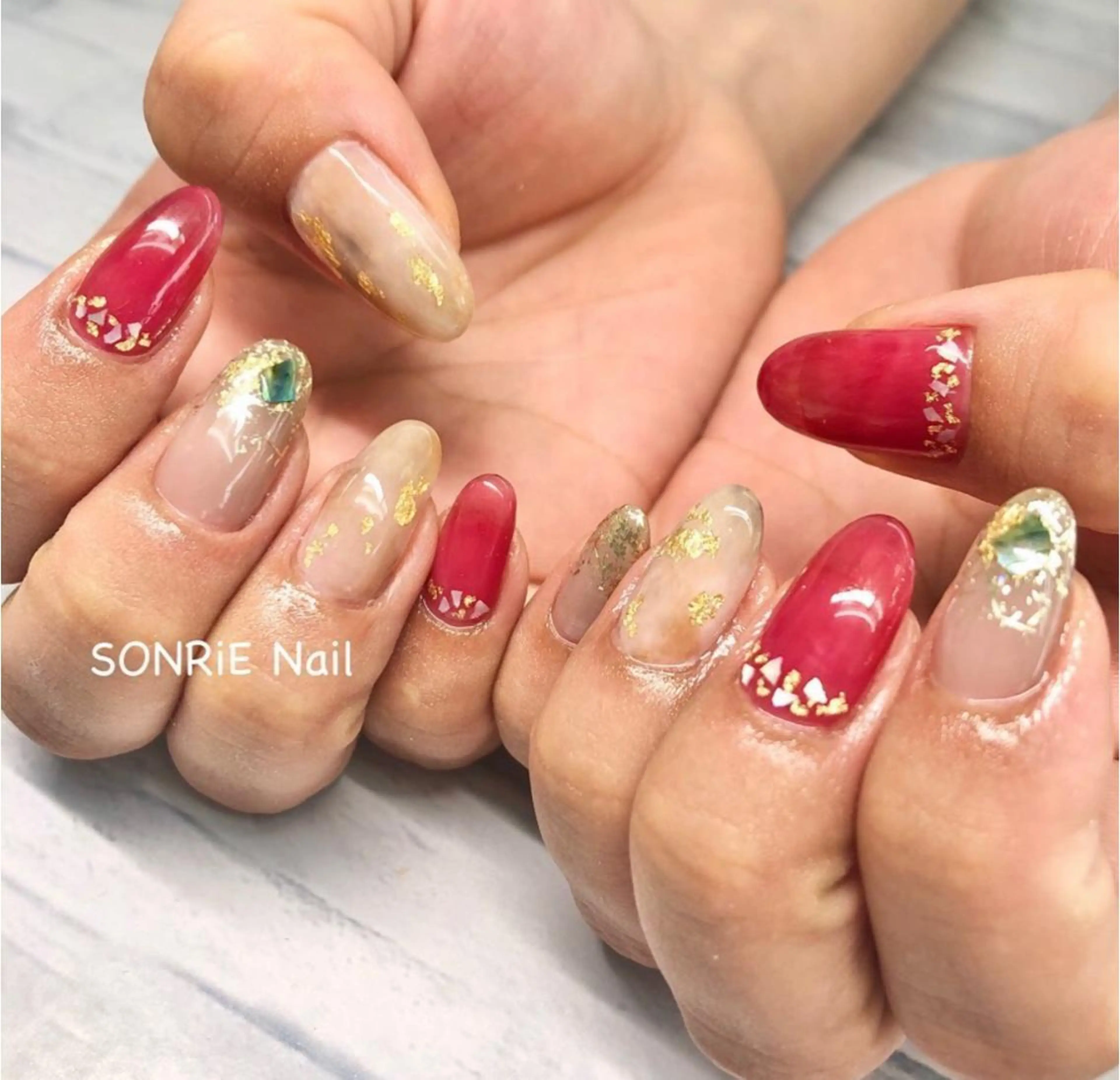 ネイル 美容室 ソンリエのヘアスタイル