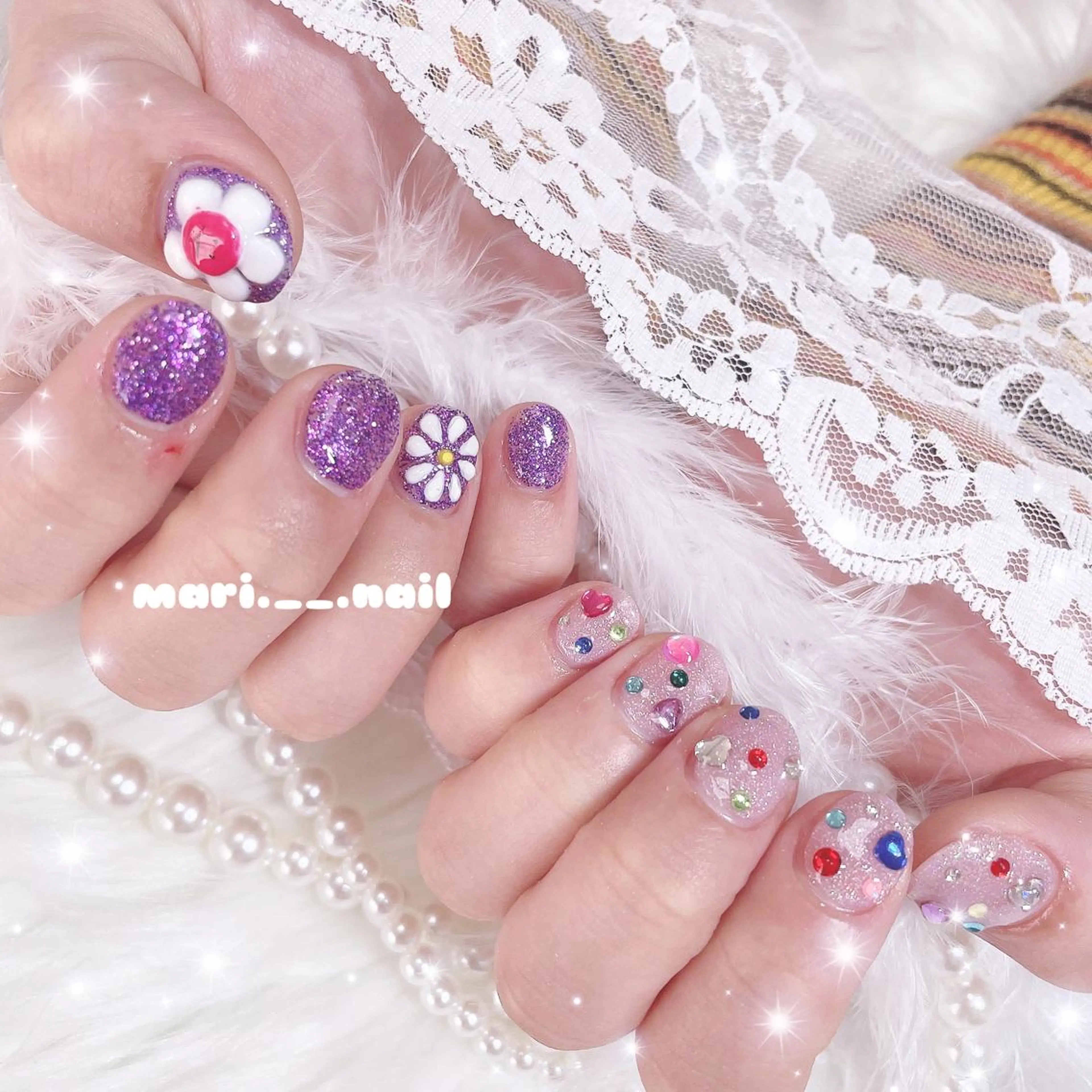 ネイル 🎀 Mayu 🎀痛ネイルのネイルデザイン