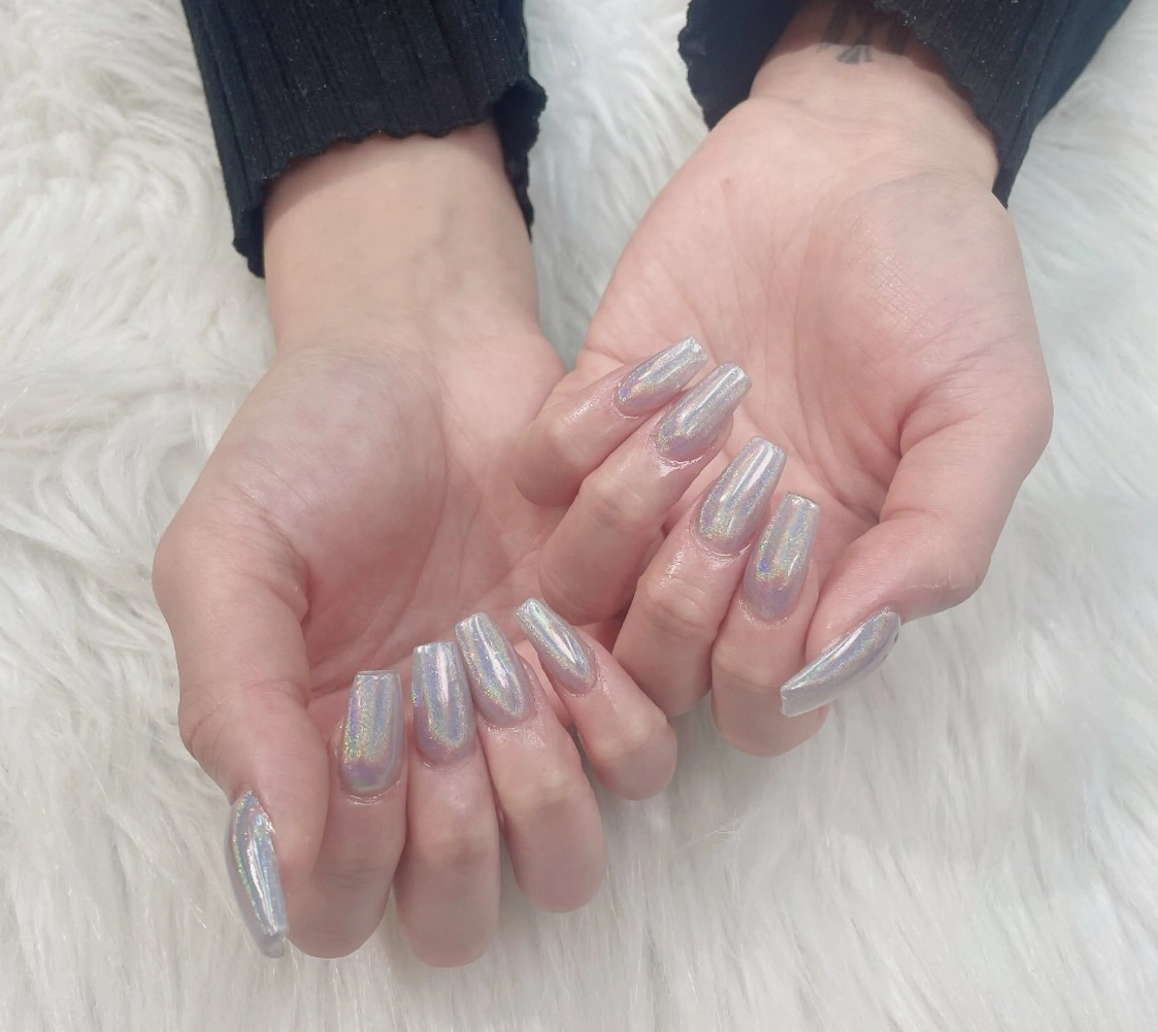 ネイル ミラーネイル ベスティオーラ/小竹 花香のネイルデザイン