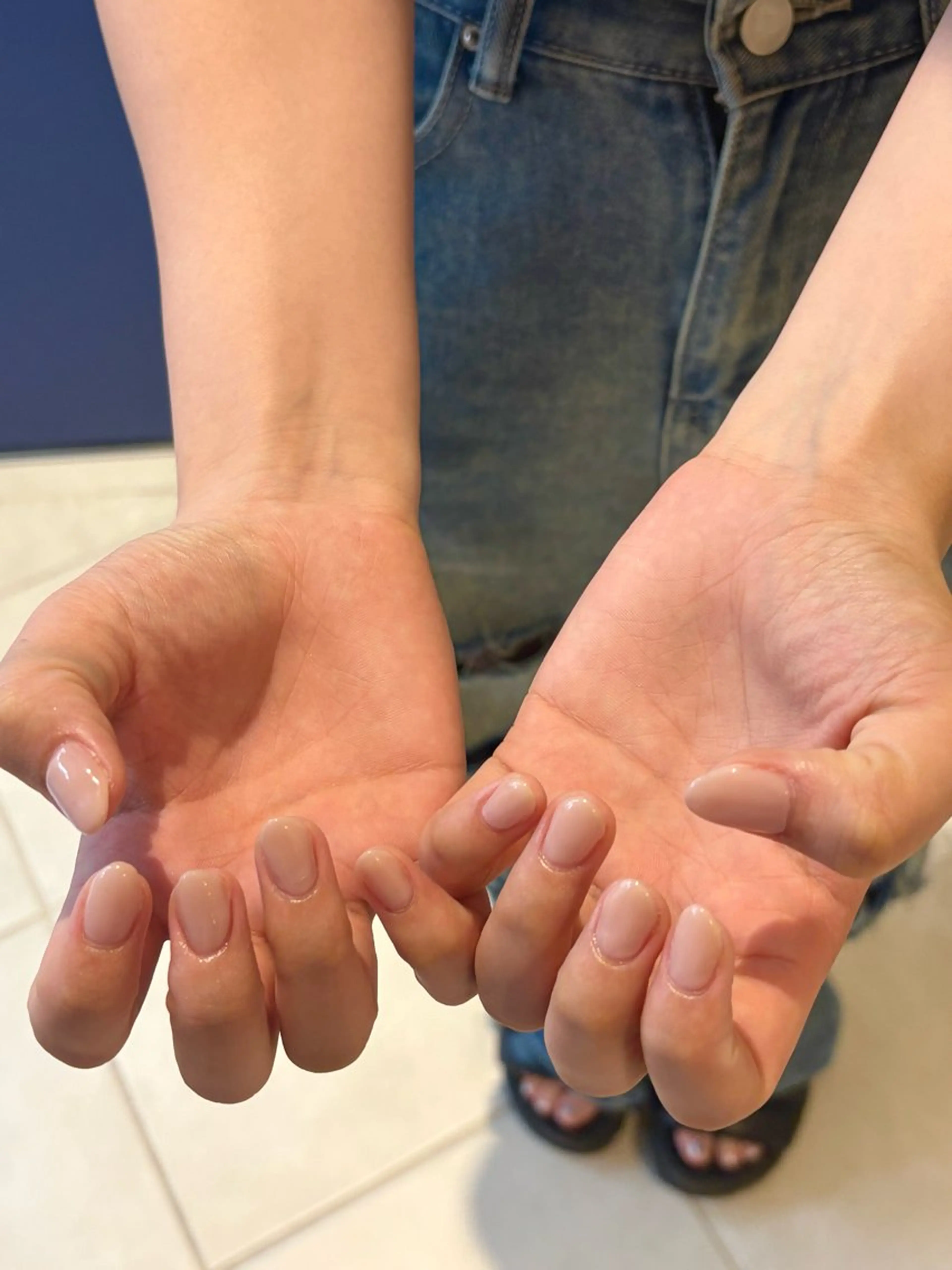 ネイル ワンカラーネイル ピンク deg° erikaのネイルデザイン