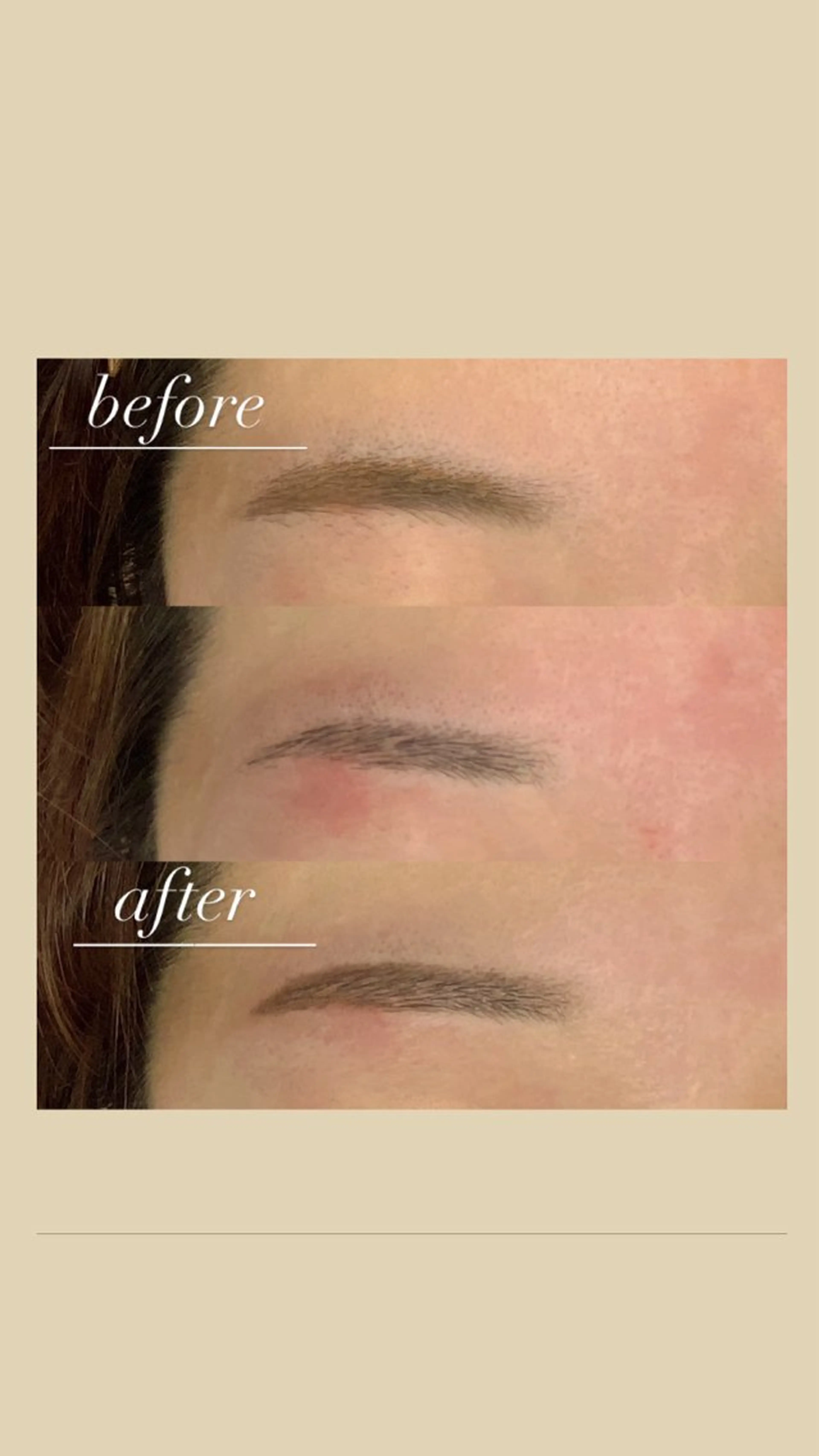 アイブロウワックスの写真