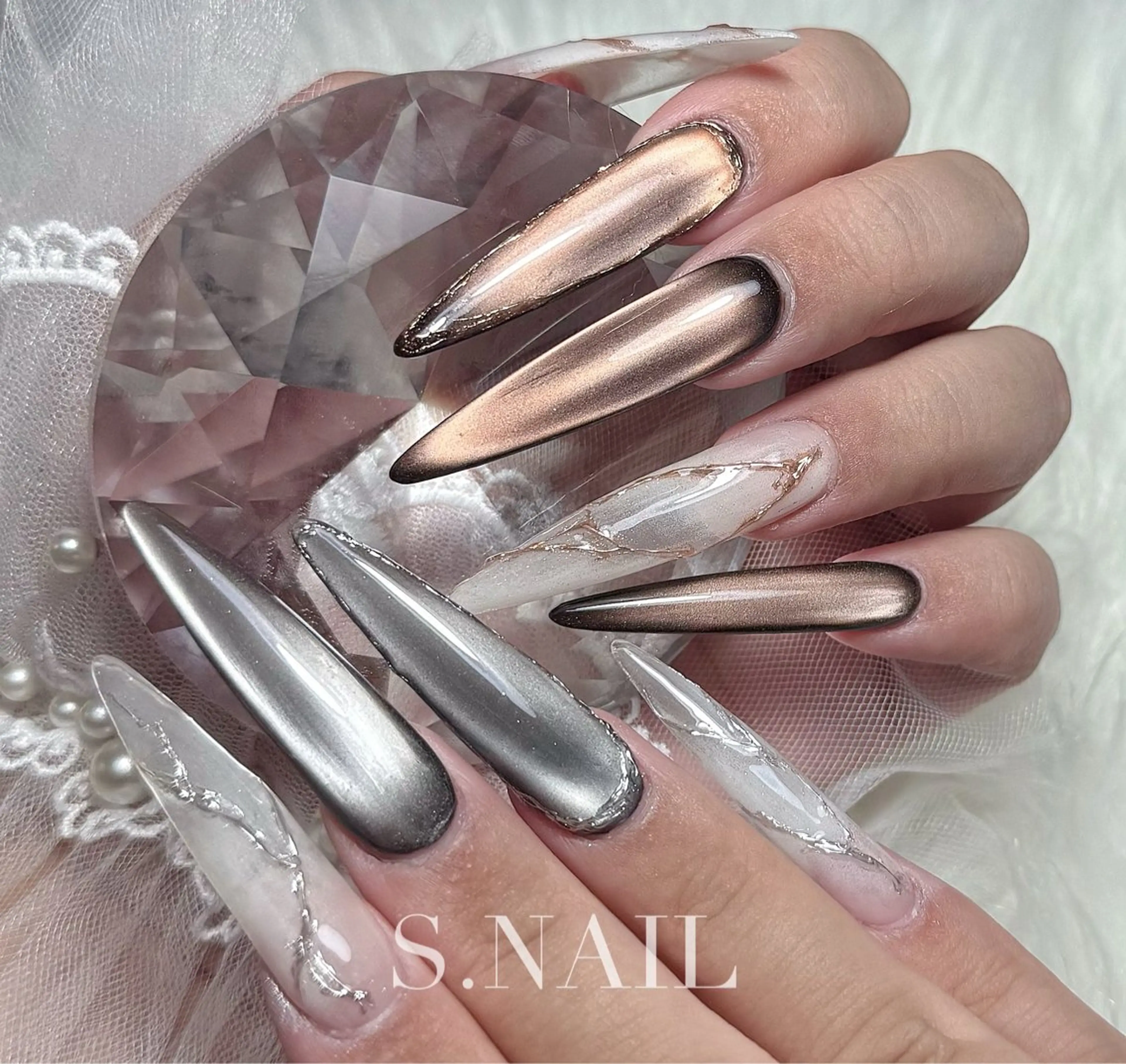 ネイル ハンドネイル S♡NAIL所属・S.NAIL Suuのネイルデザイン