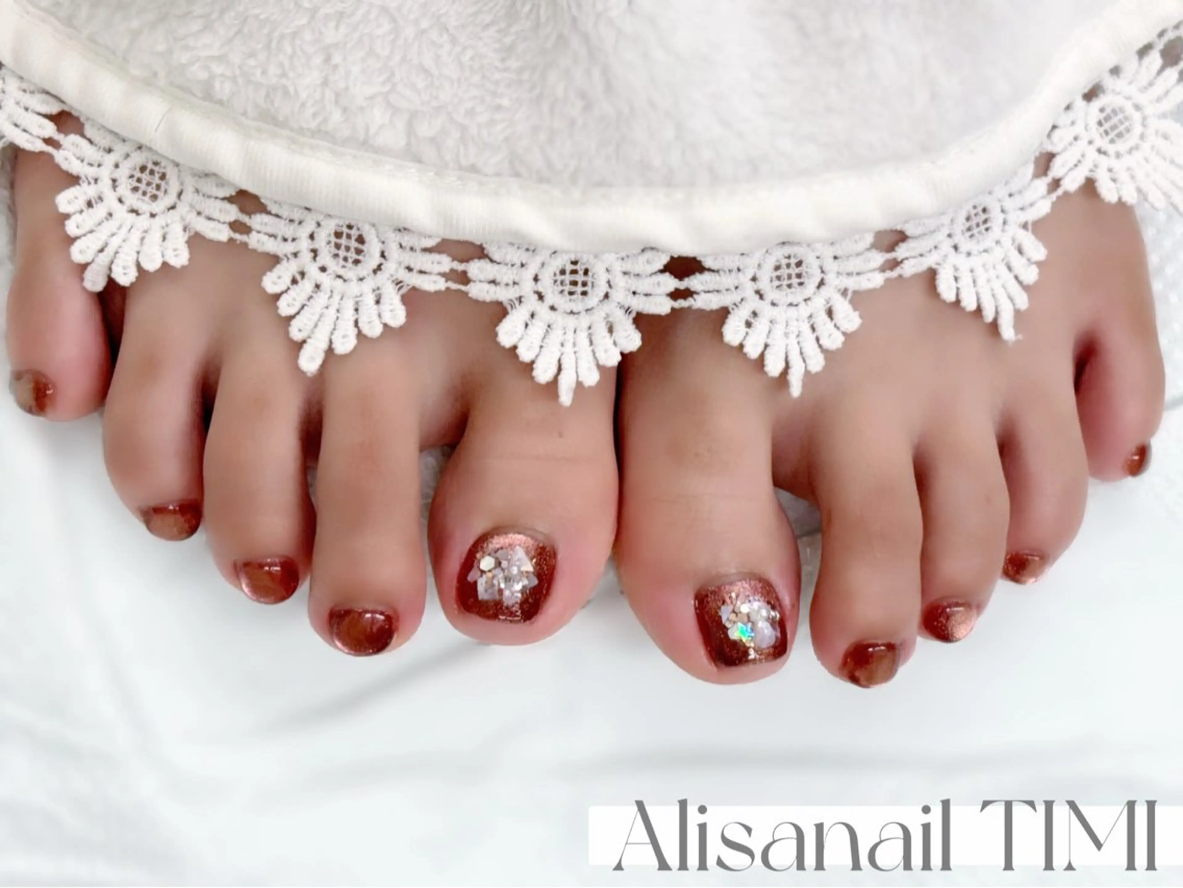 ネイル フットネイル Alisa nail Timiのネイルデザイン