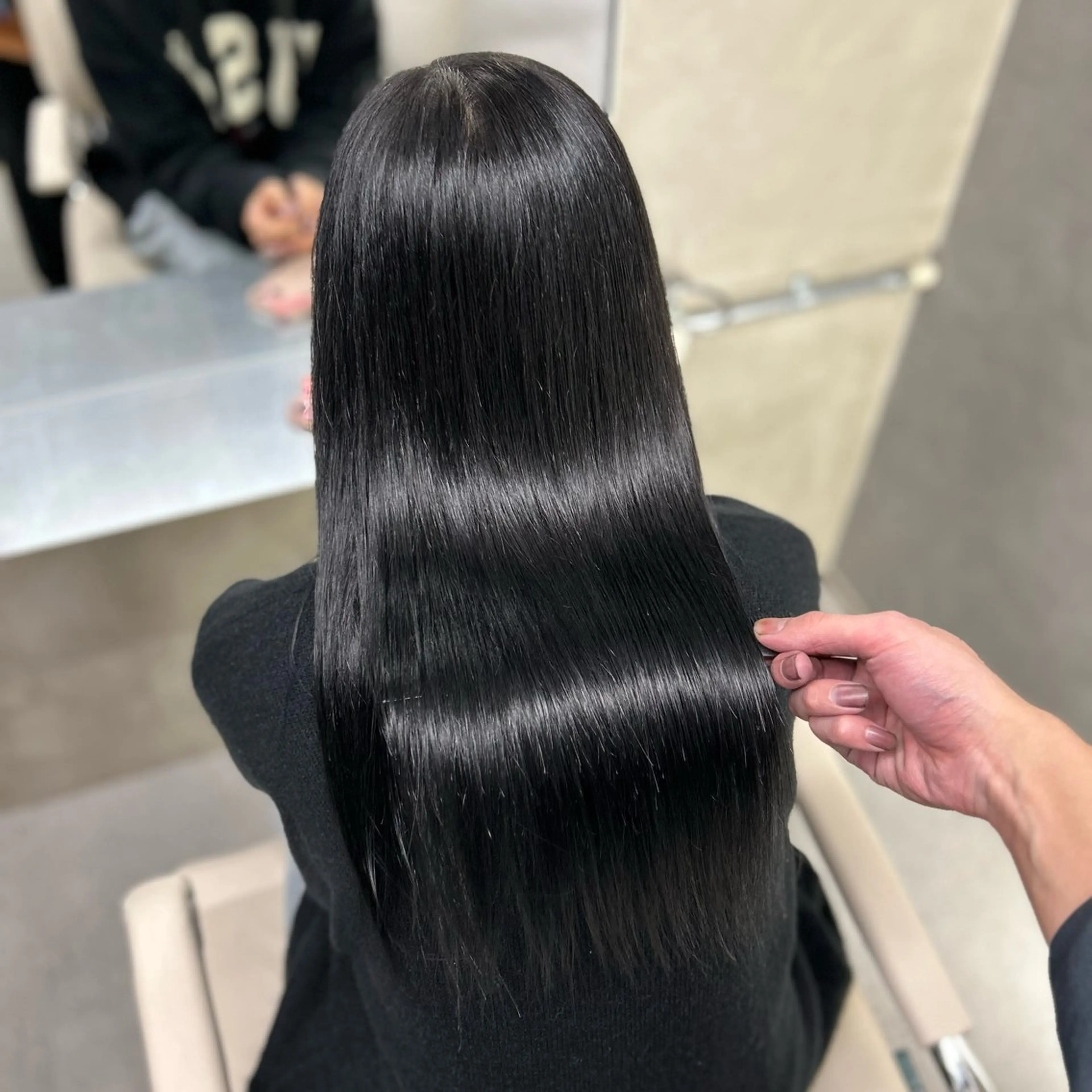 ロング カット ヘアカラー トリートメント 阿倍野/髪質改善 /縮毛矯正/坪田幸広のヘアスタイル