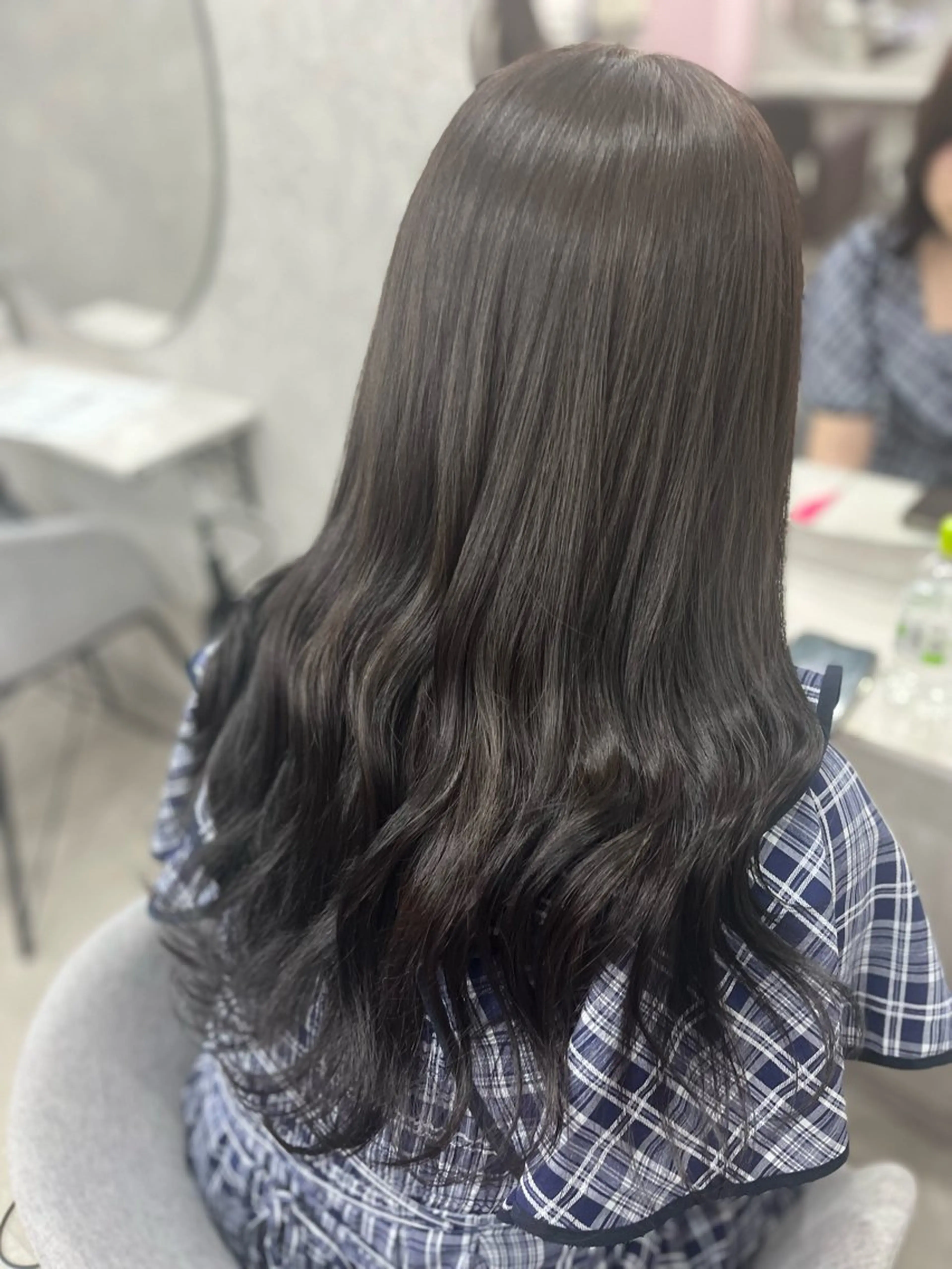 ロング カラー ヘアカラー トリートメント ヘッドスパ 💖 ぴんくぼぶの人 💖西田ゆうなのヘアスタイル